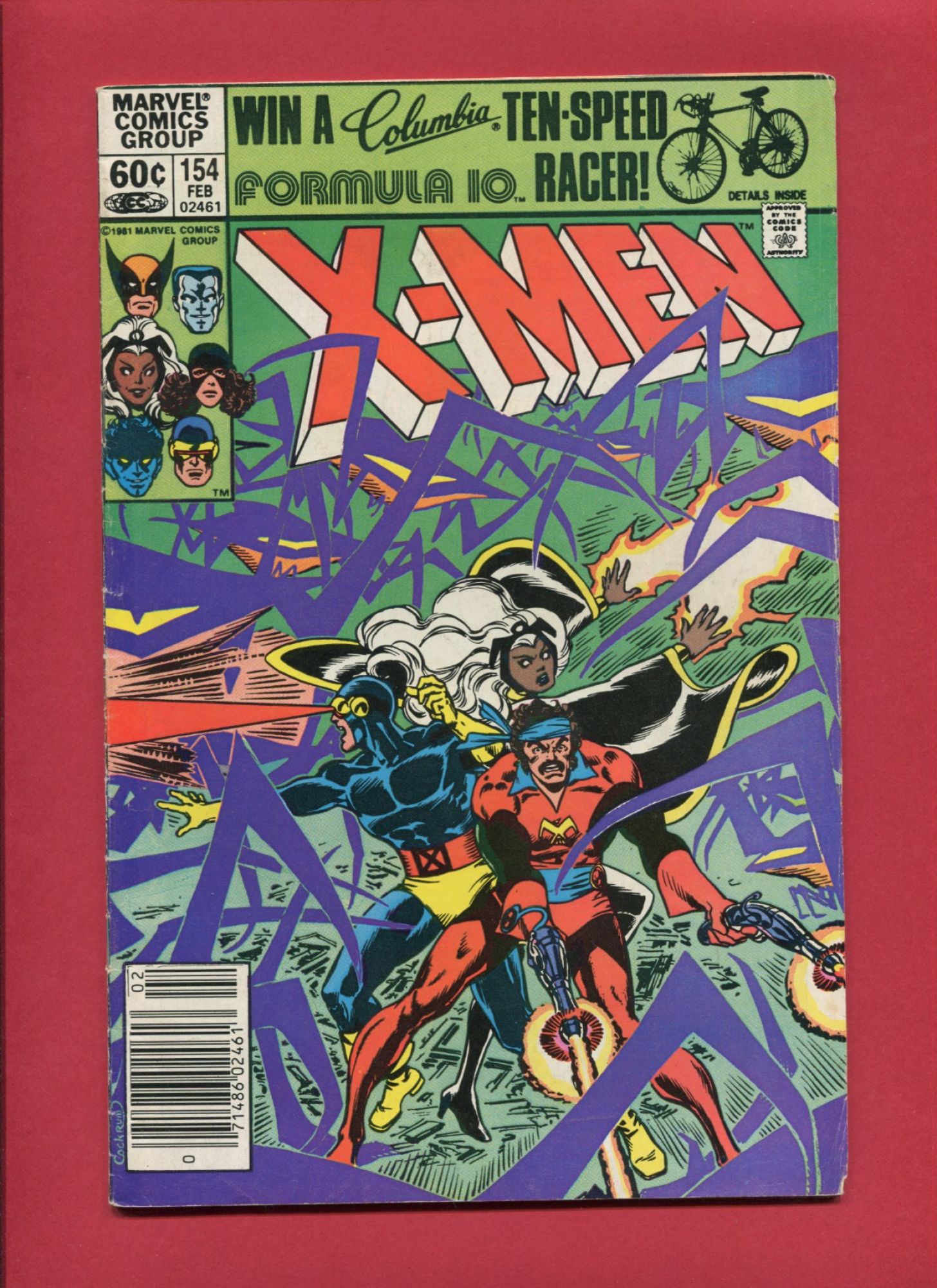Uncanny X-Men #154, Feb 1982, 4.5 VG+