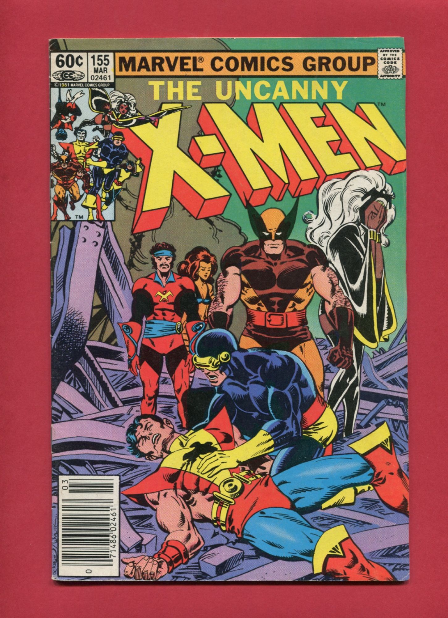 Uncanny X-Men #155, Mar 1982, 6.5 FN+