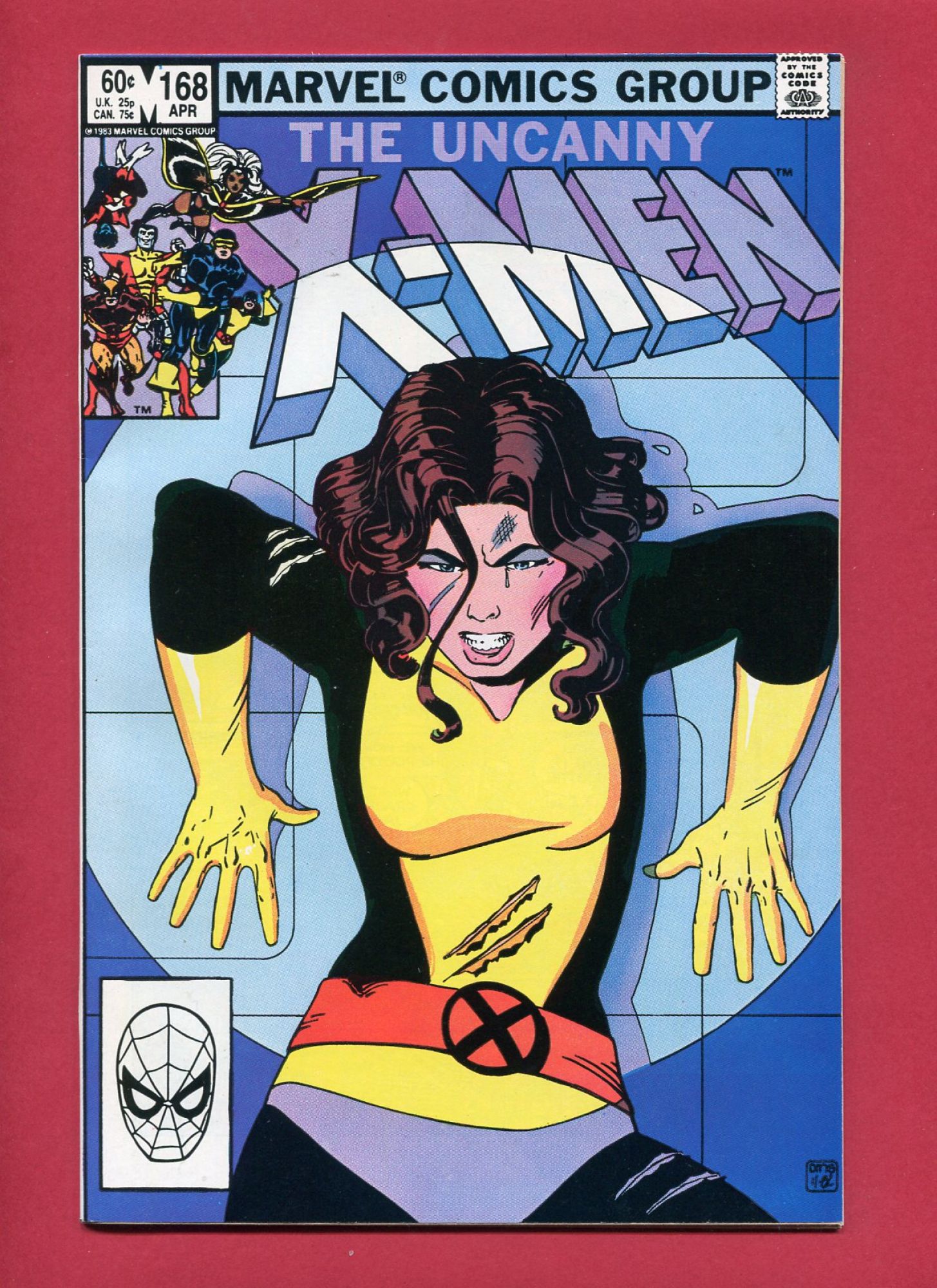 Uncanny X-Men #168, Apr 1983, 9.2 NM-