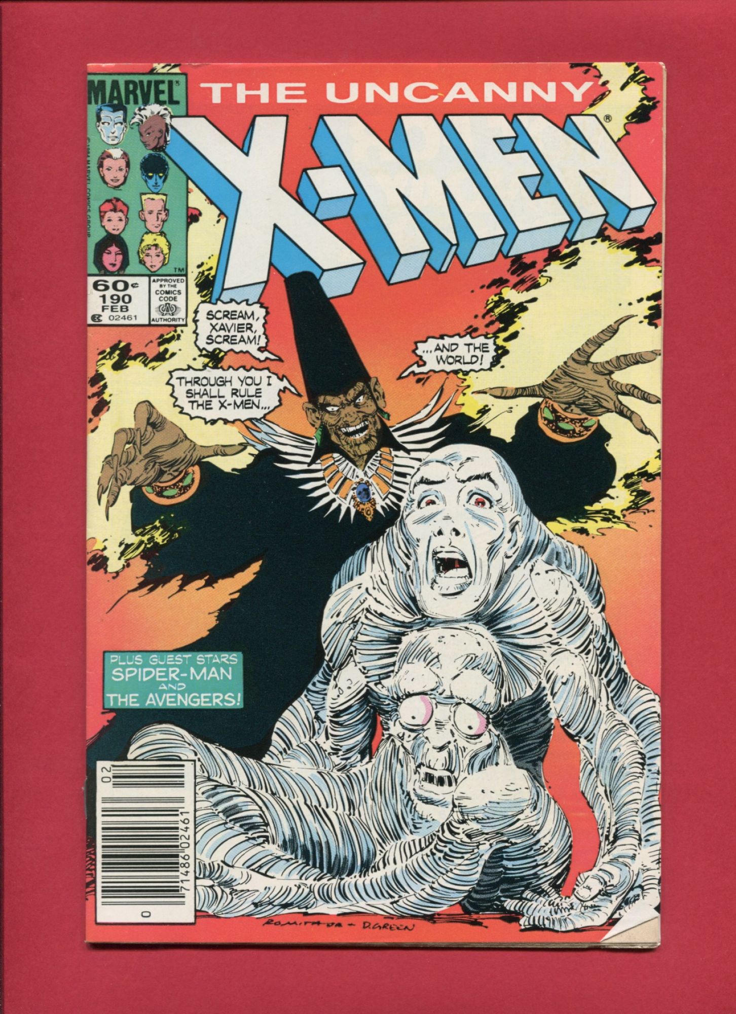 Uncanny X-Men #190, Feb 1985, 7.5 VF-