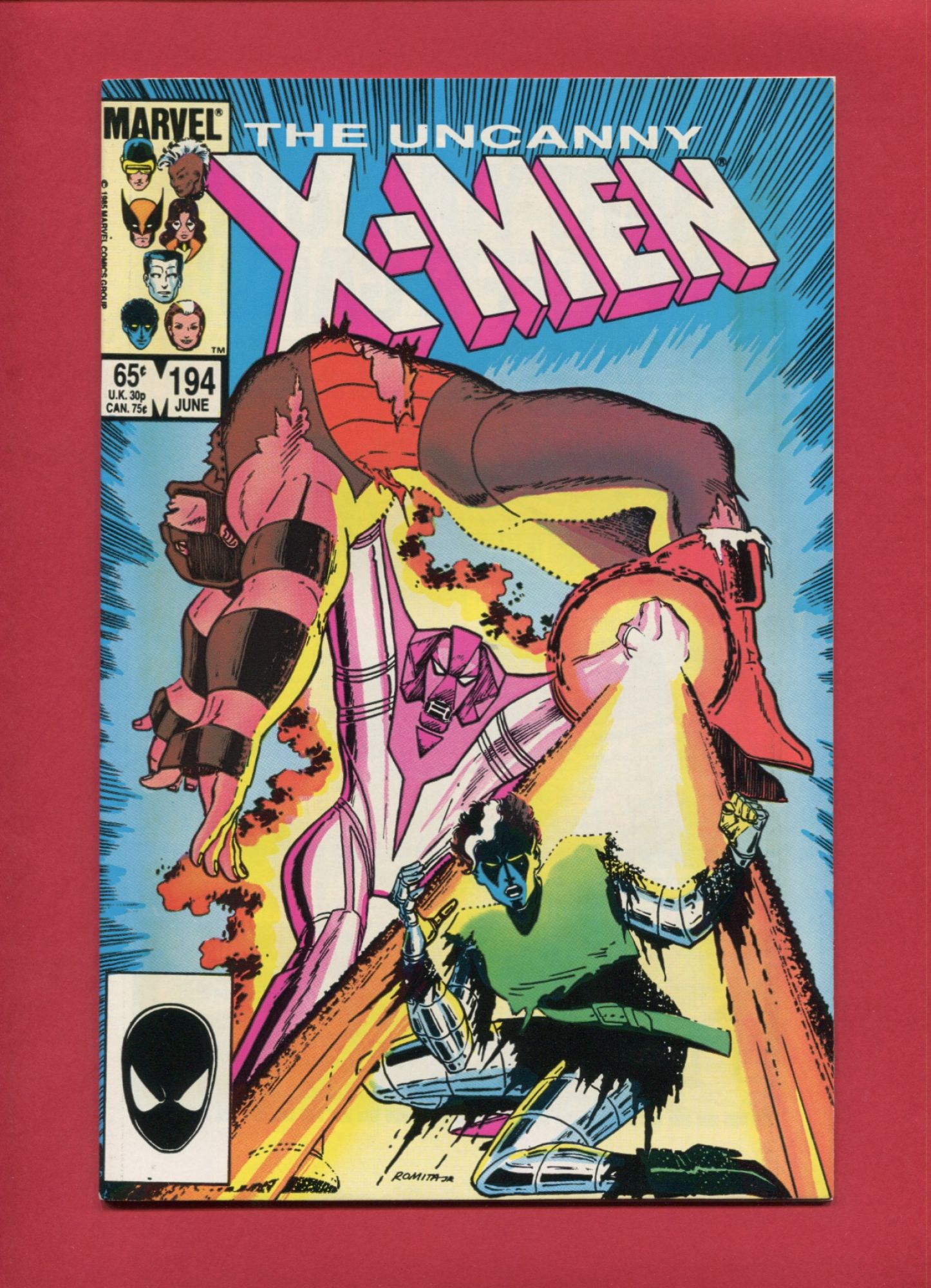Uncanny X-Men #194, Jun 1985, 8.5 VF+