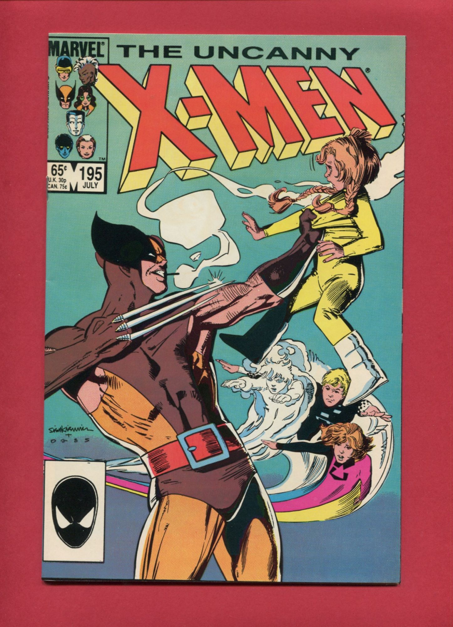 Uncanny X-Men #195, Jul 1985, 7.5 VF-