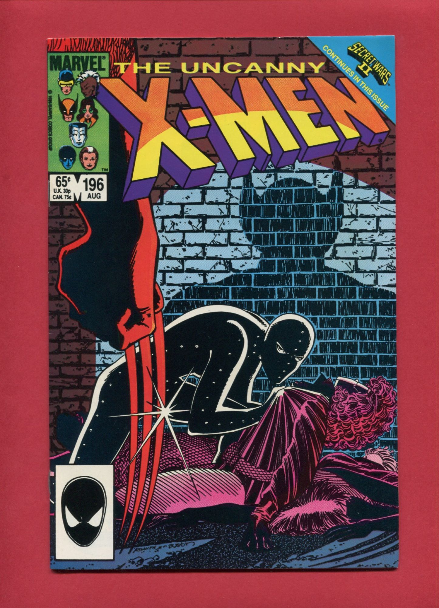 Uncanny X-Men #196, Aug 1985, 9.2 NM-