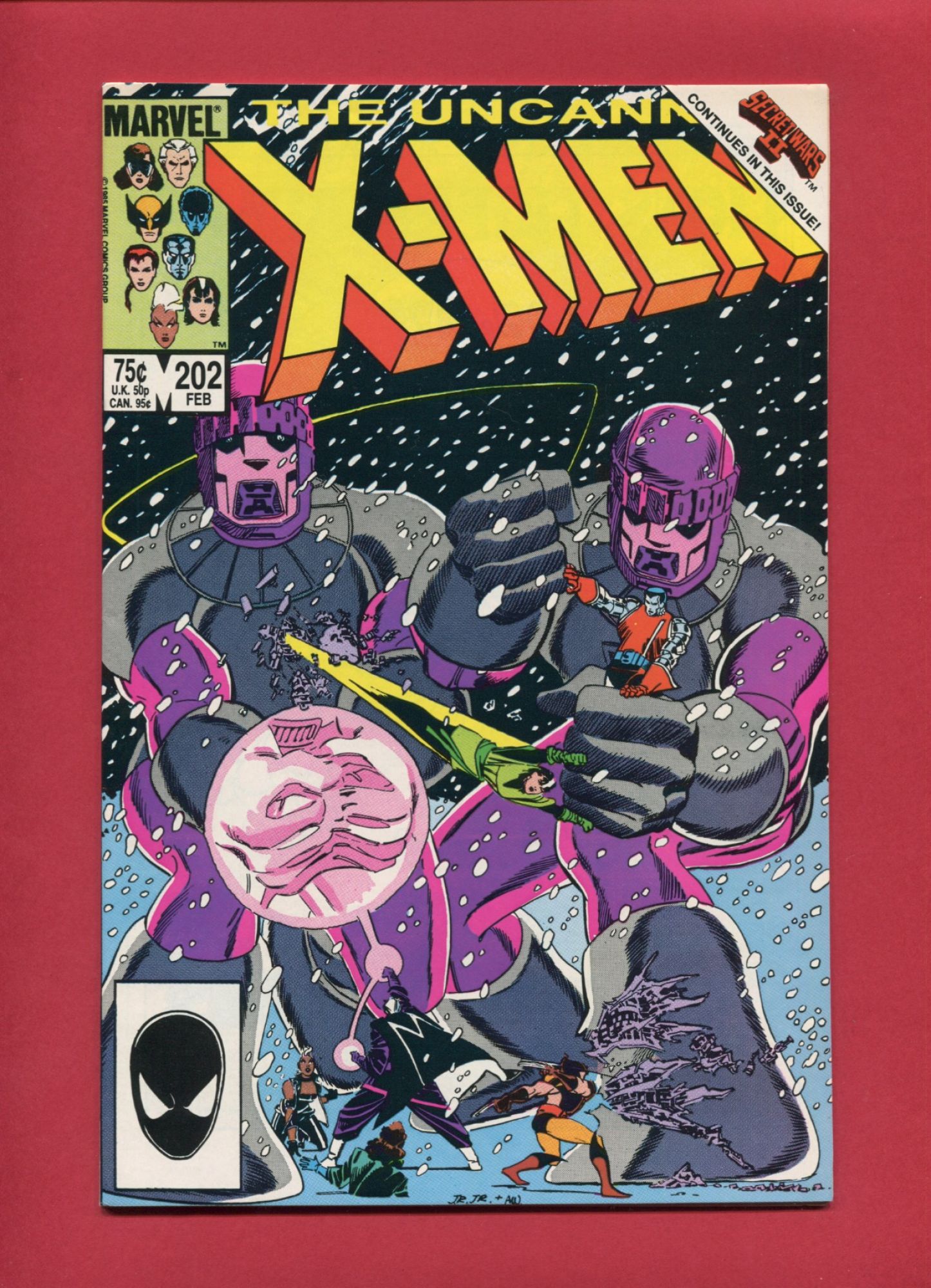 Uncanny X-Men #202, Feb 1986, 9.2 NM-