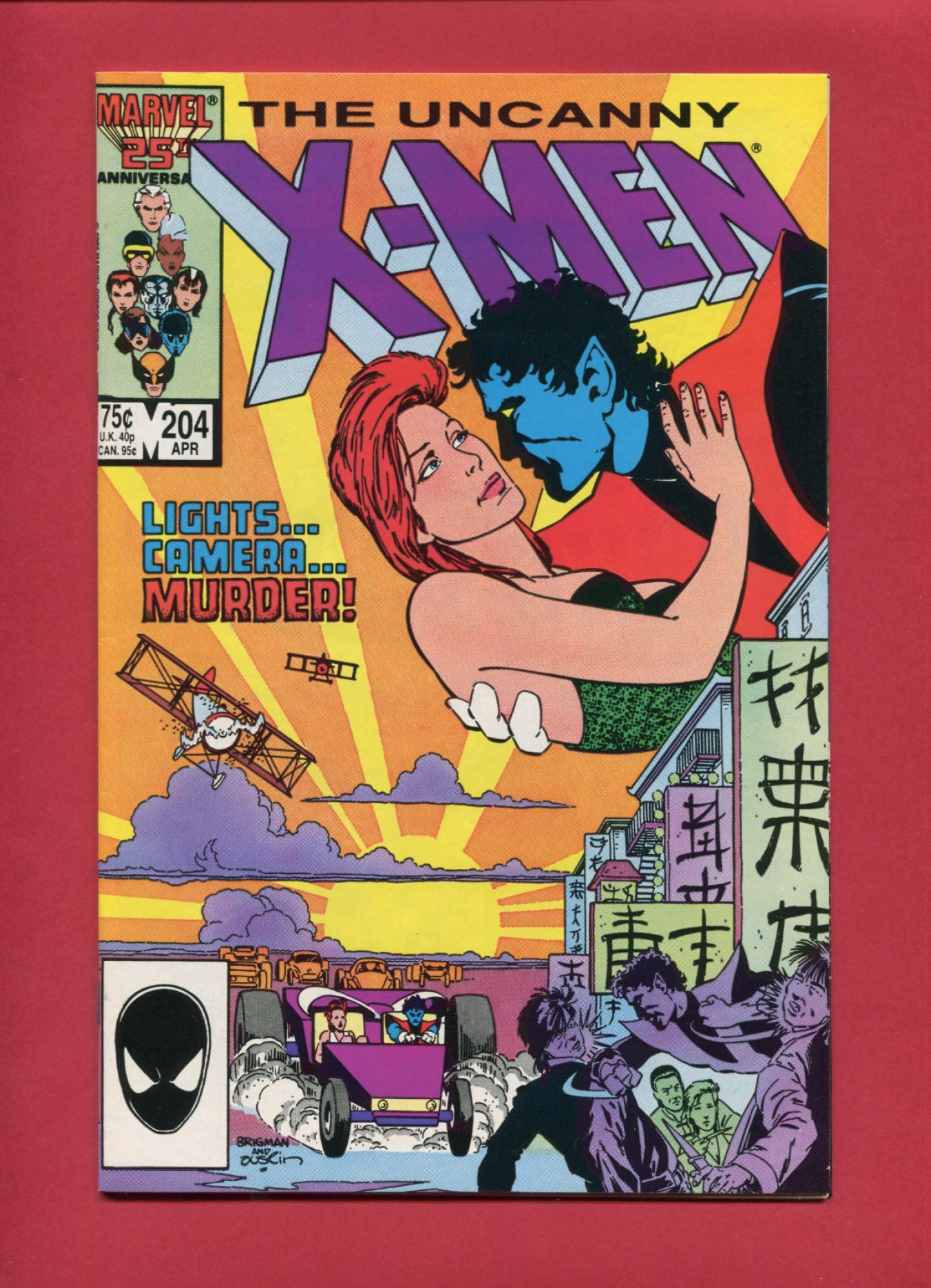 Uncanny X-Men #204, Apr 1986, 9.2 NM-