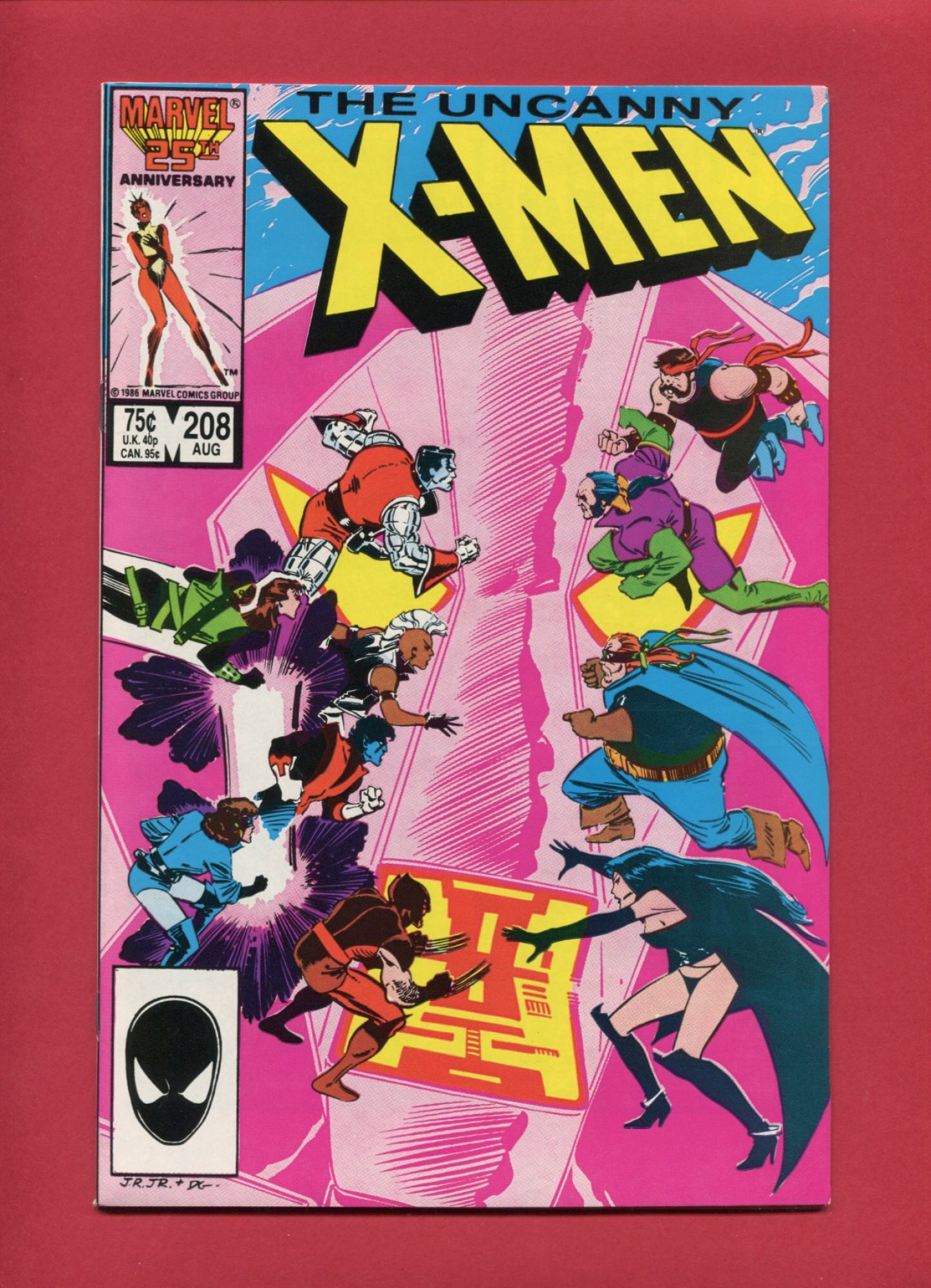 Uncanny X-Men #208, Aug 1986, 9.2 NM-