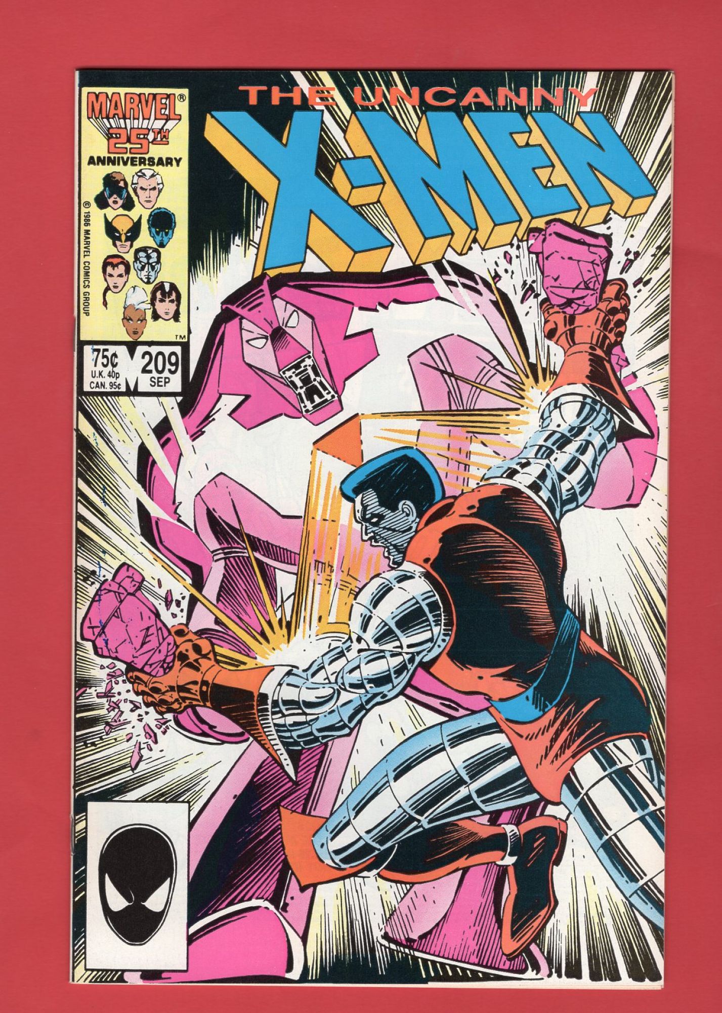 Uncanny X-Men #209, Sep 1986, 9.2 NM-