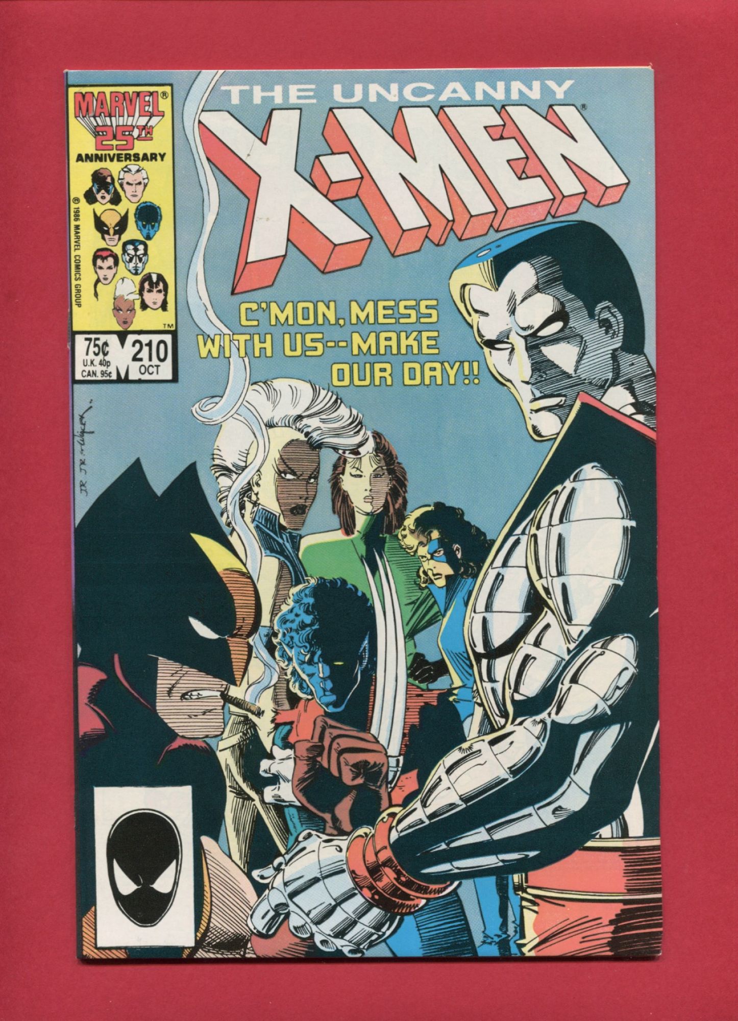 Uncanny X-Men #210, Oct 1986, 7.5 VF-