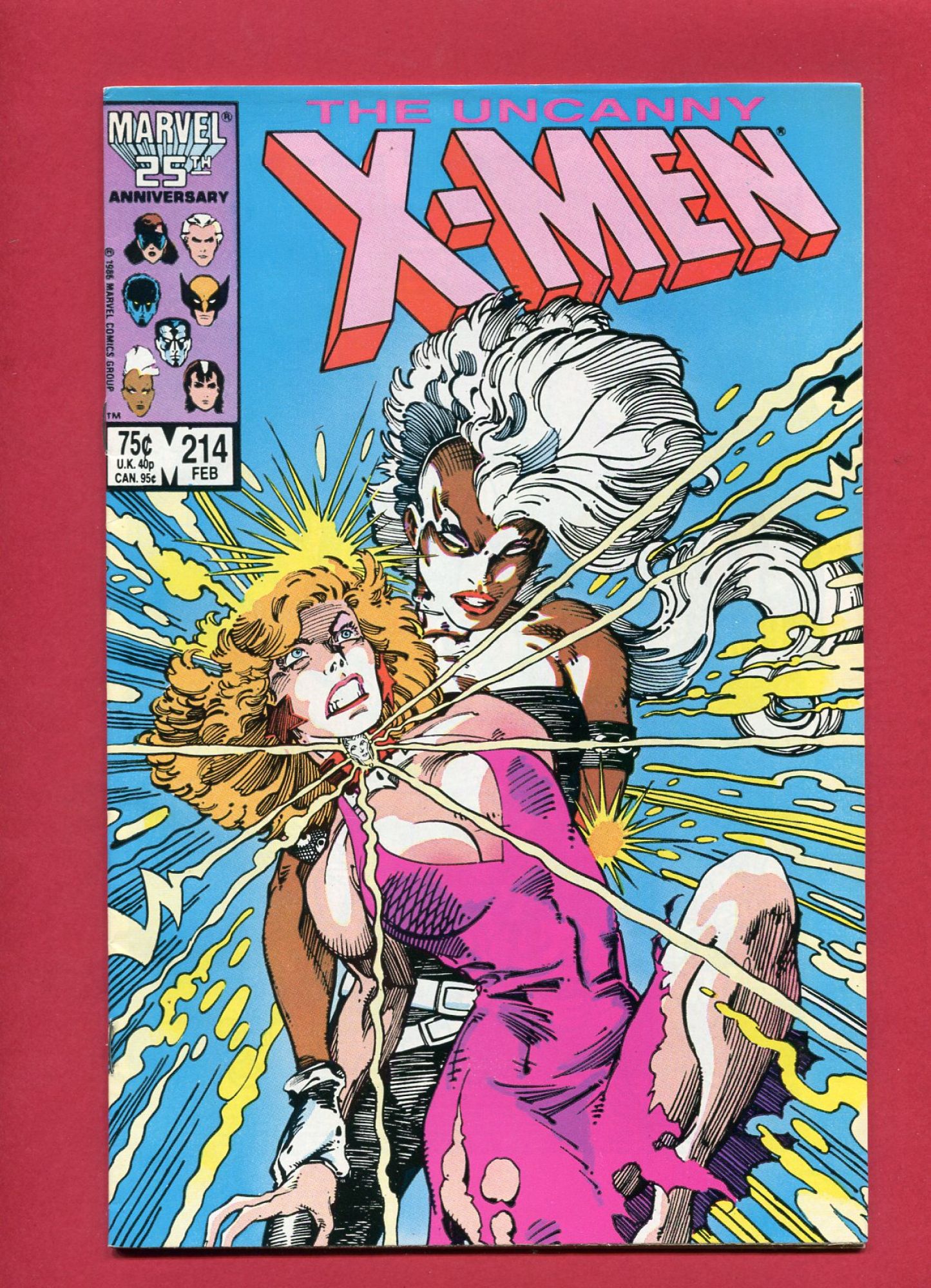 Uncanny X-Men #214, Feb 1987, 8.5 VF+