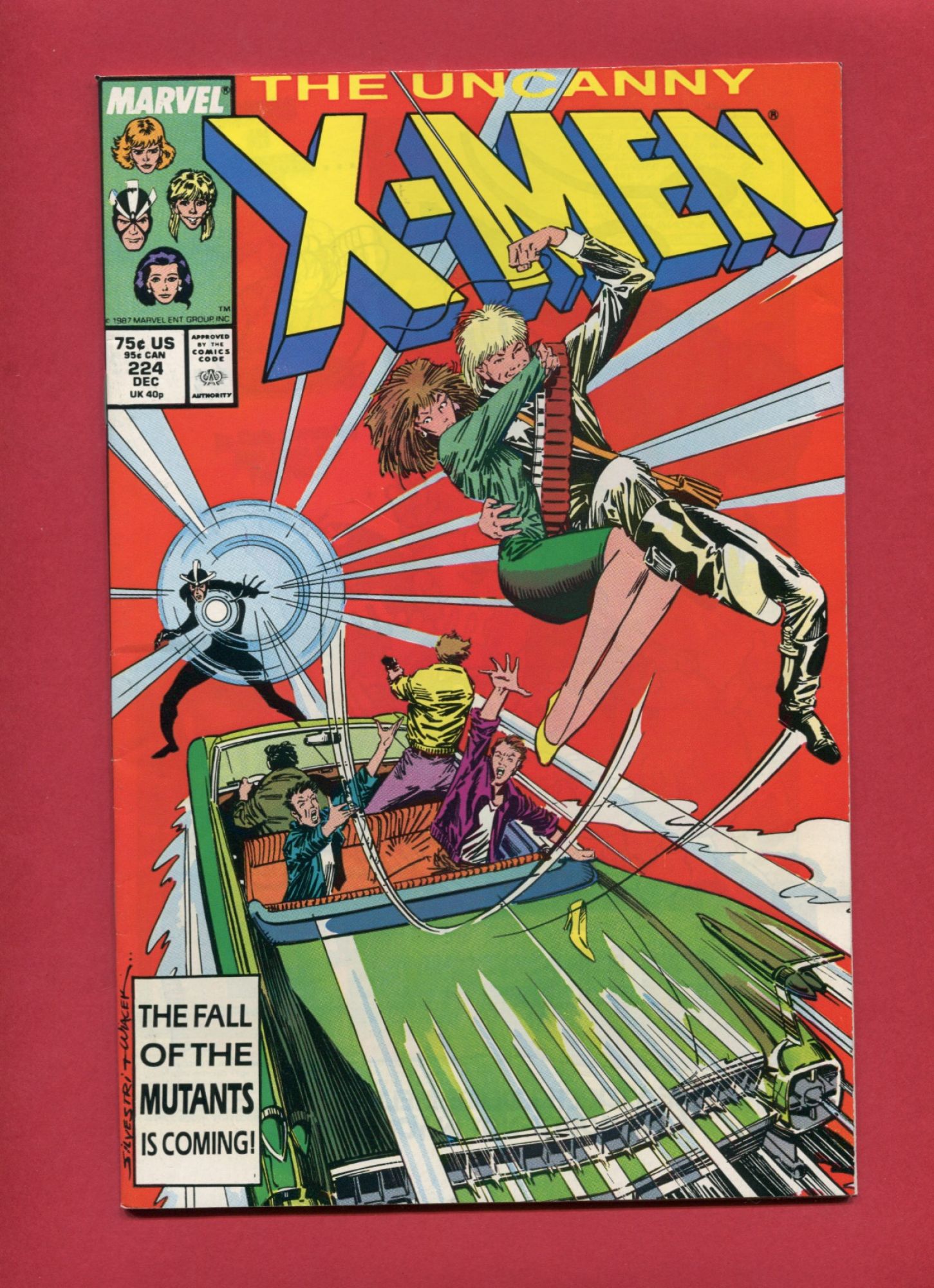Uncanny X-Men #224, Dec 1987, 6.0 FN