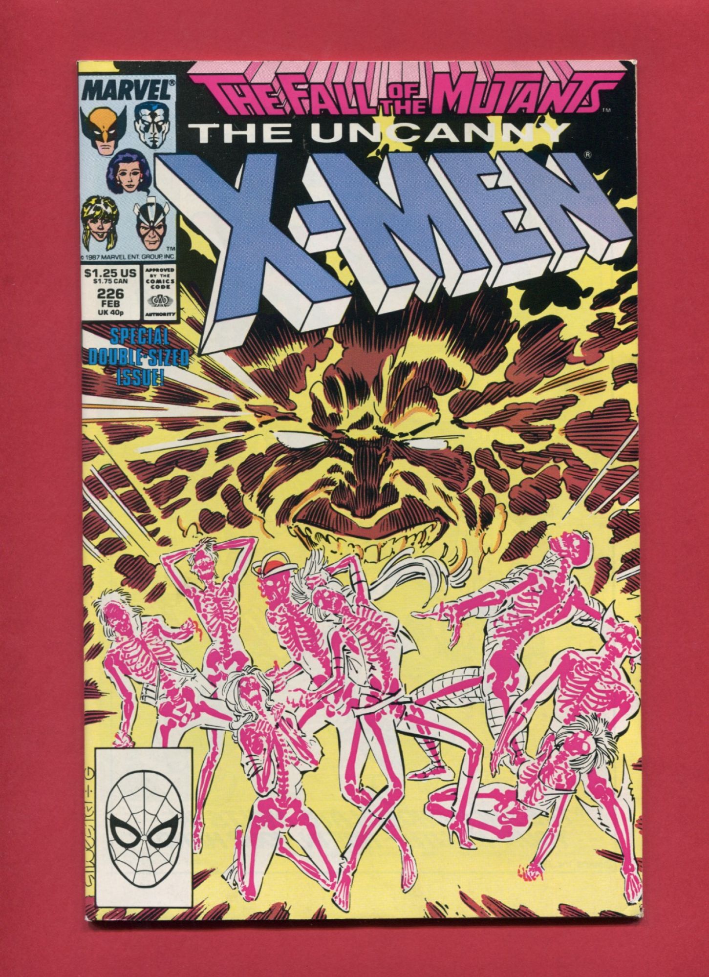 Uncanny X-Men #226, Feb 1988, 8.5 VF+
