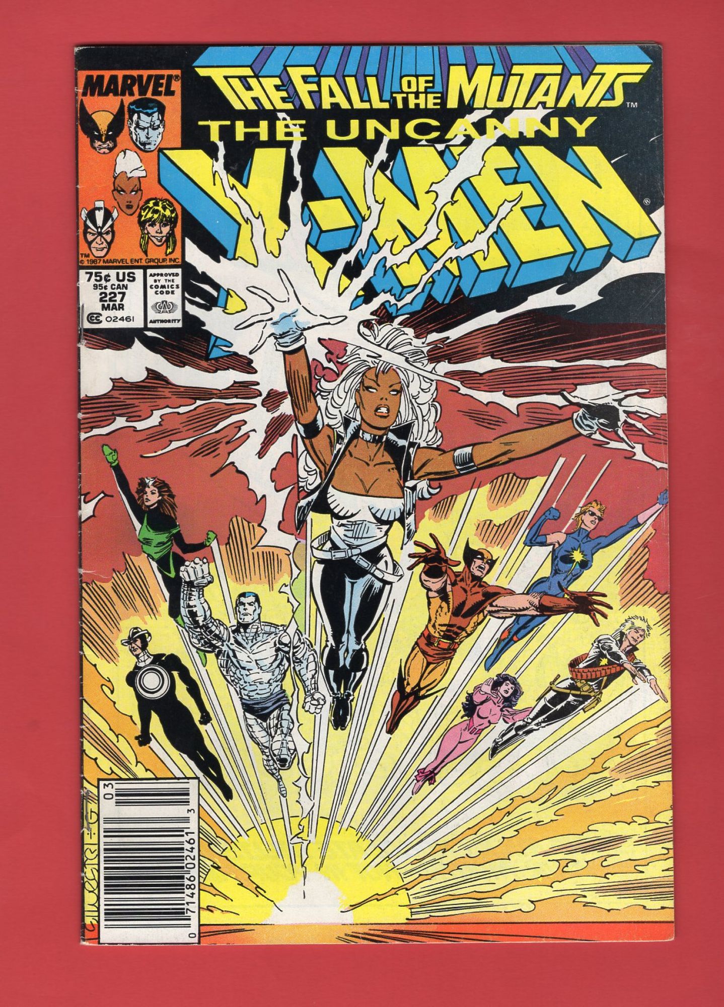 Uncanny X-Men #227, Mar 1988, 5.5 FN-