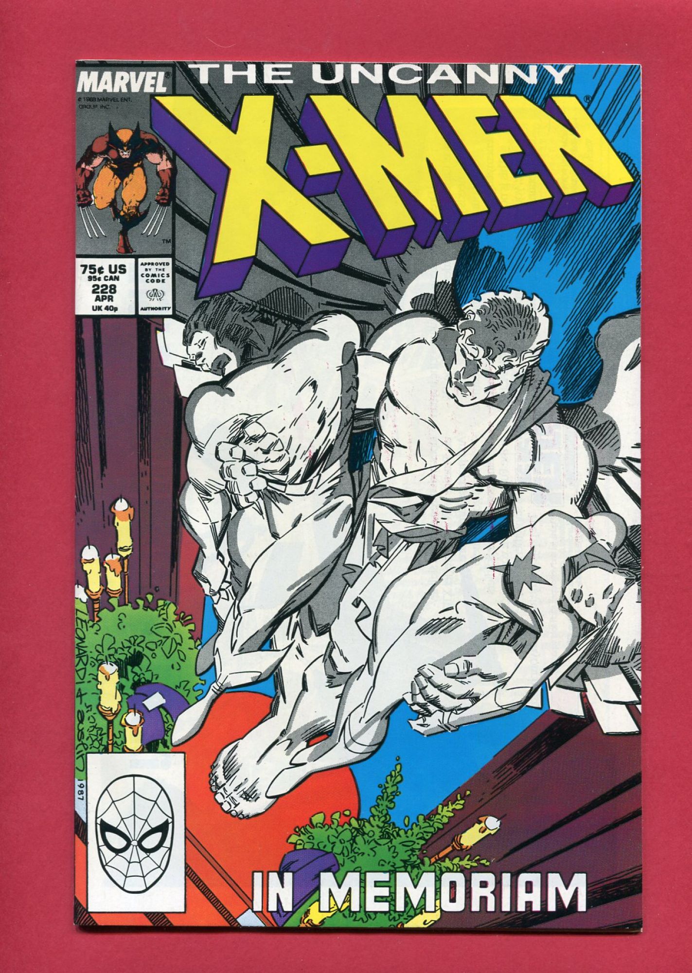 Uncanny X-Men #228, Apr 1988, 9.2 NM-