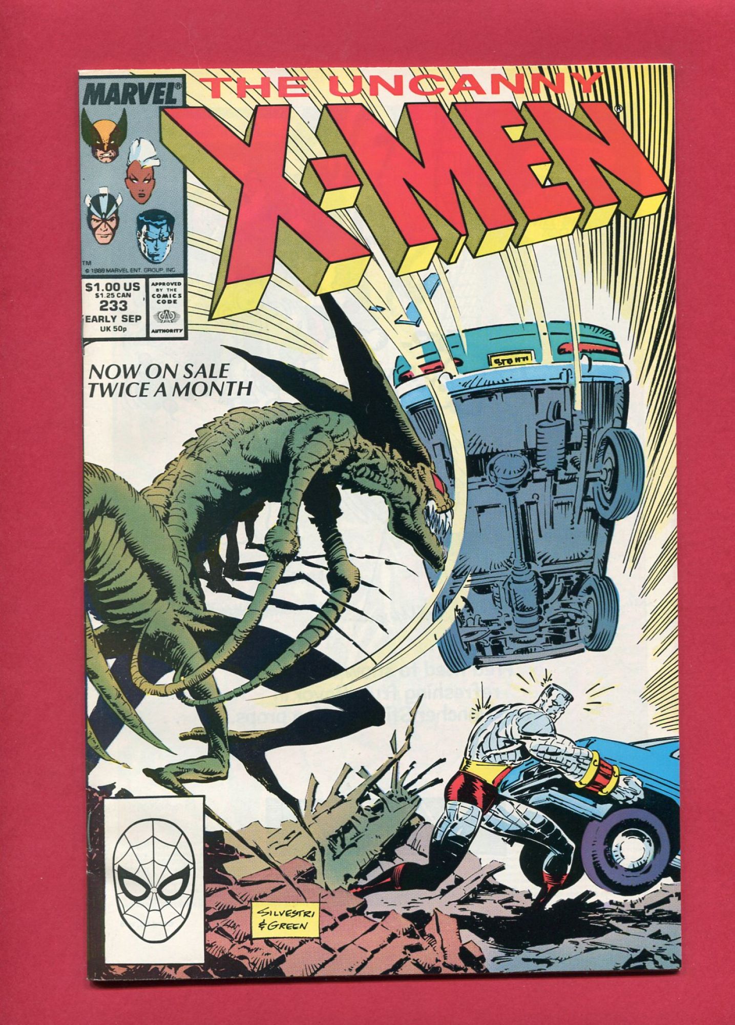 Uncanny X-Men #233, Sep 1988, 8.5 VF+