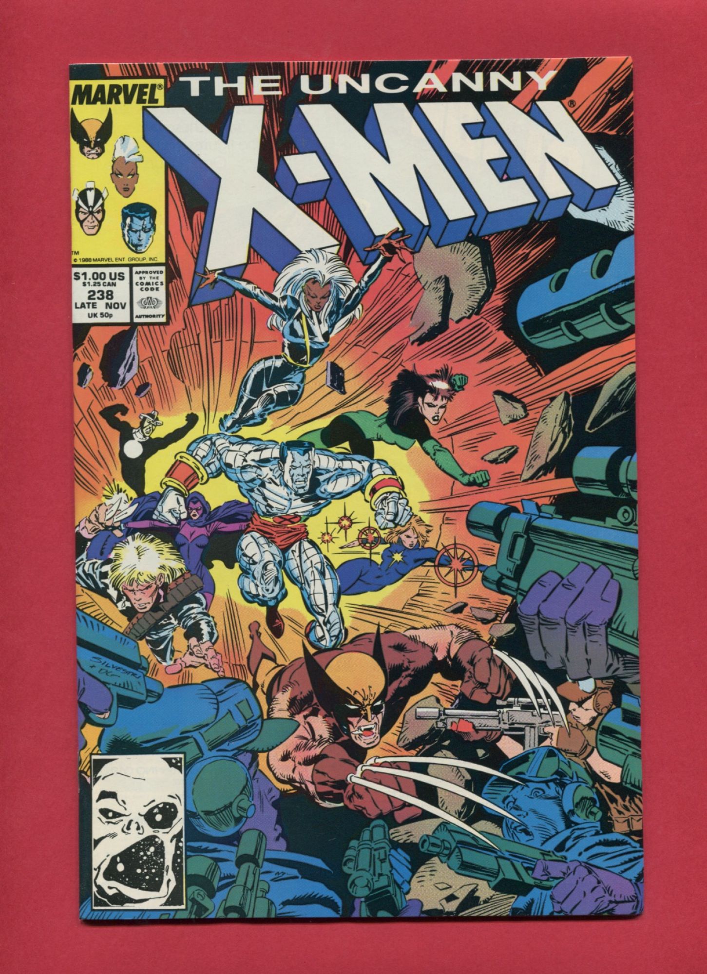 Uncanny X-Men #238, Nov 1988, 9.2 NM-