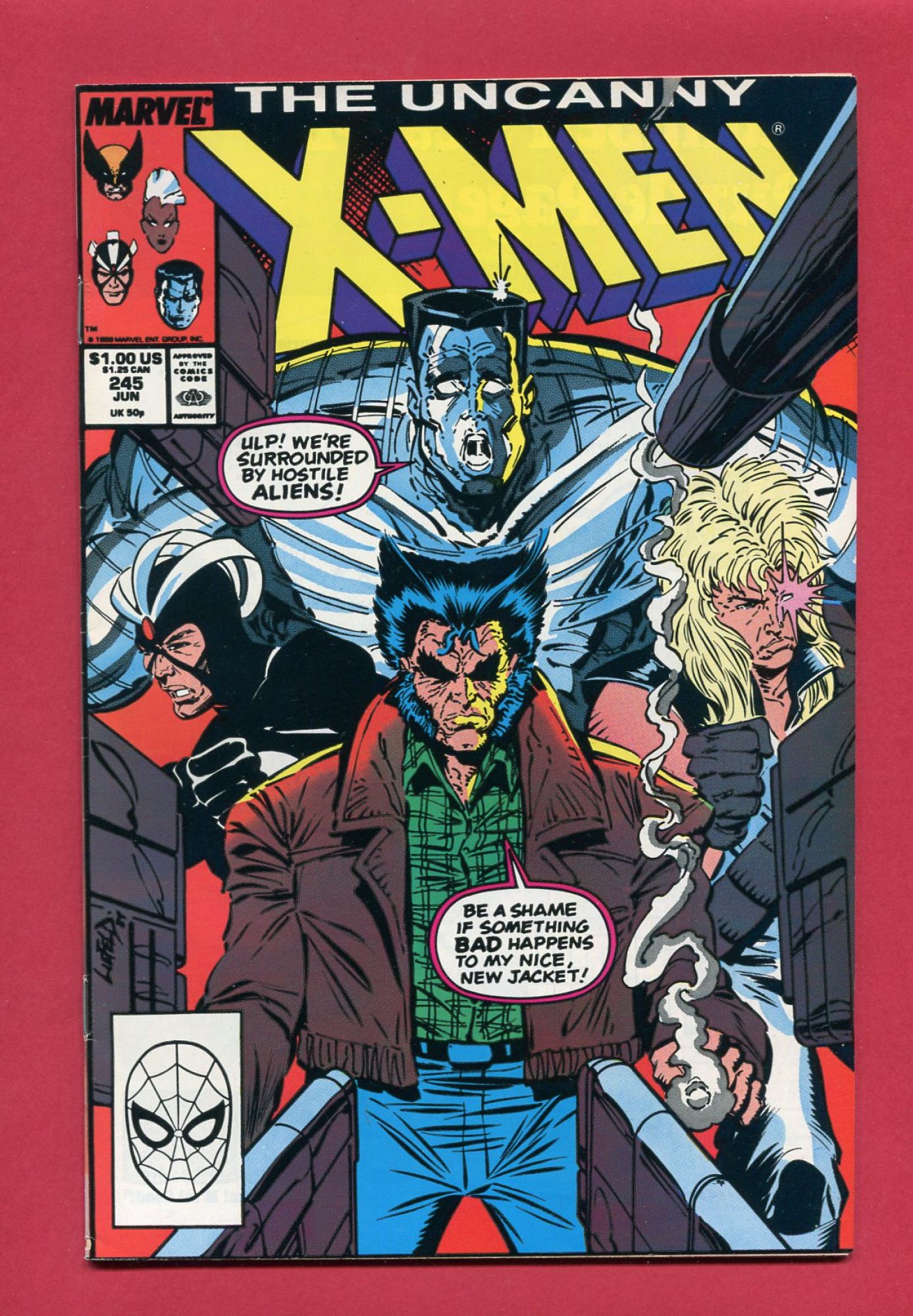 Uncanny X-Men #245, Jun 1989, 8.0 VF