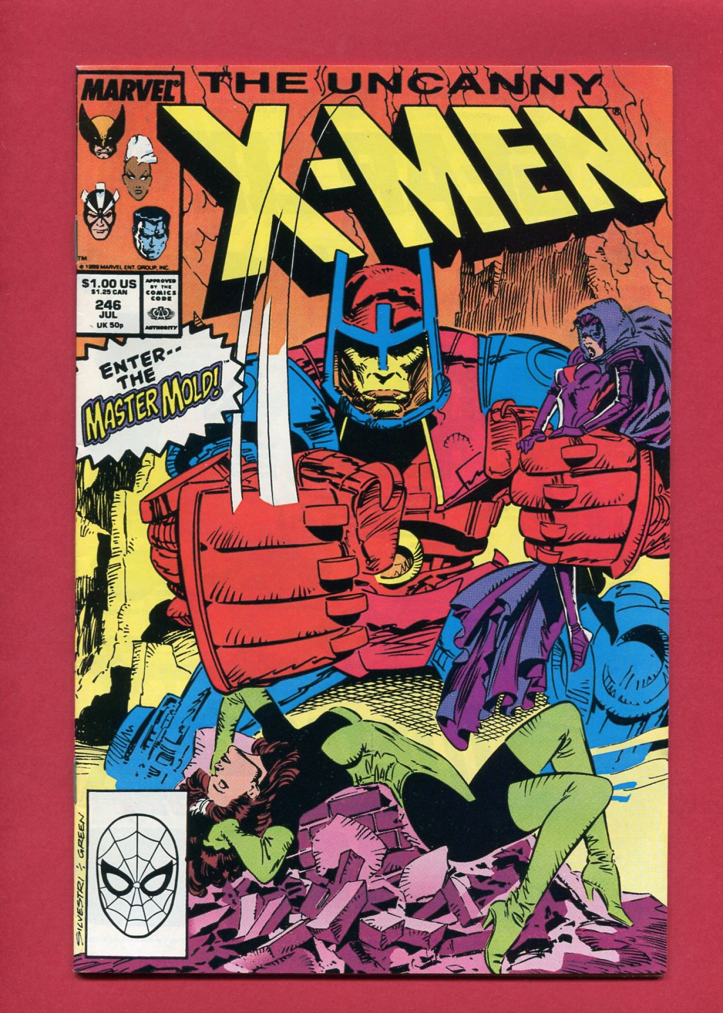 Uncanny X-Men #246, Jul 1989, 8.0 VF