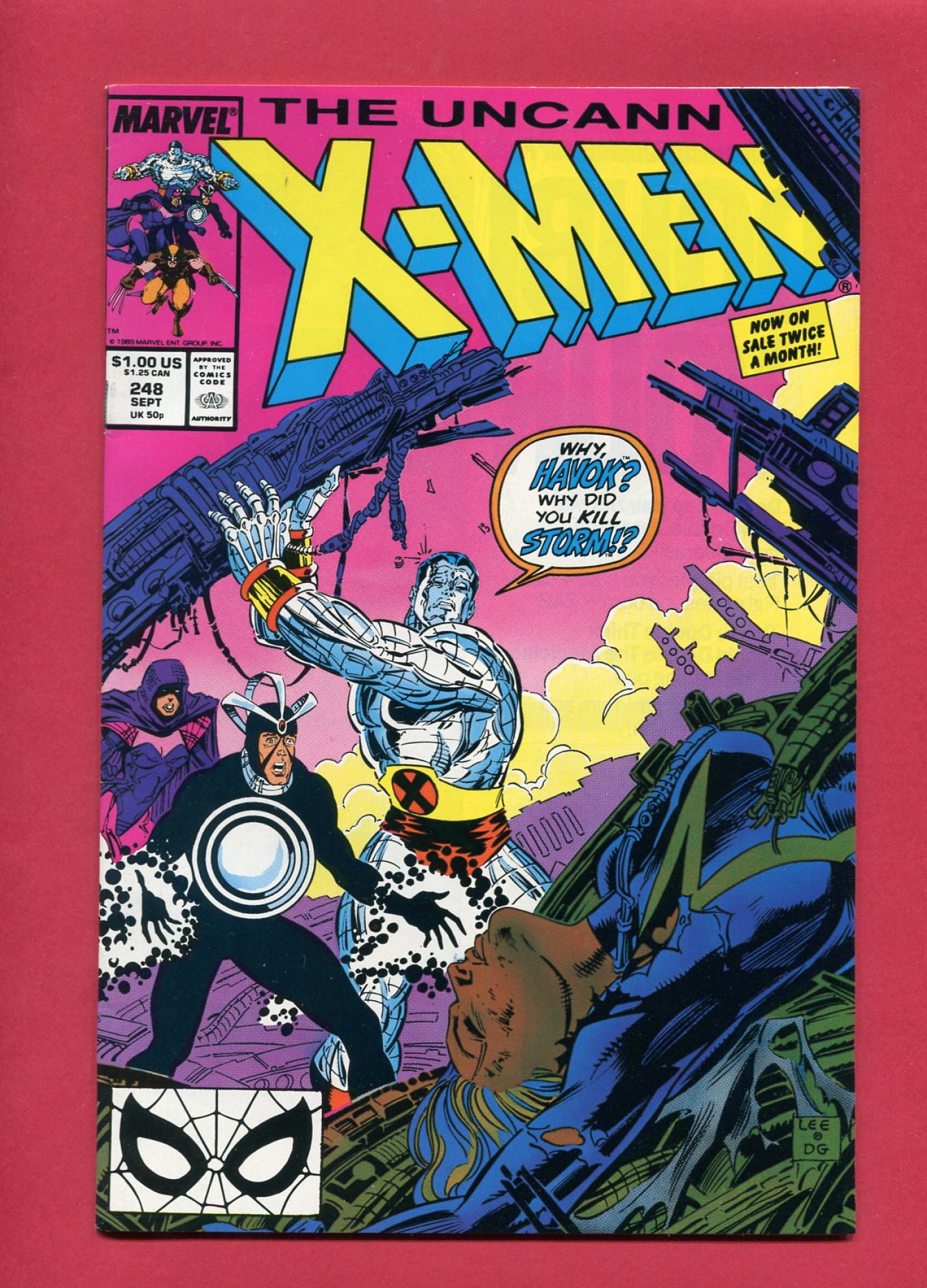 Uncanny X-Men #248, Sep 1989, 9.2 NM-