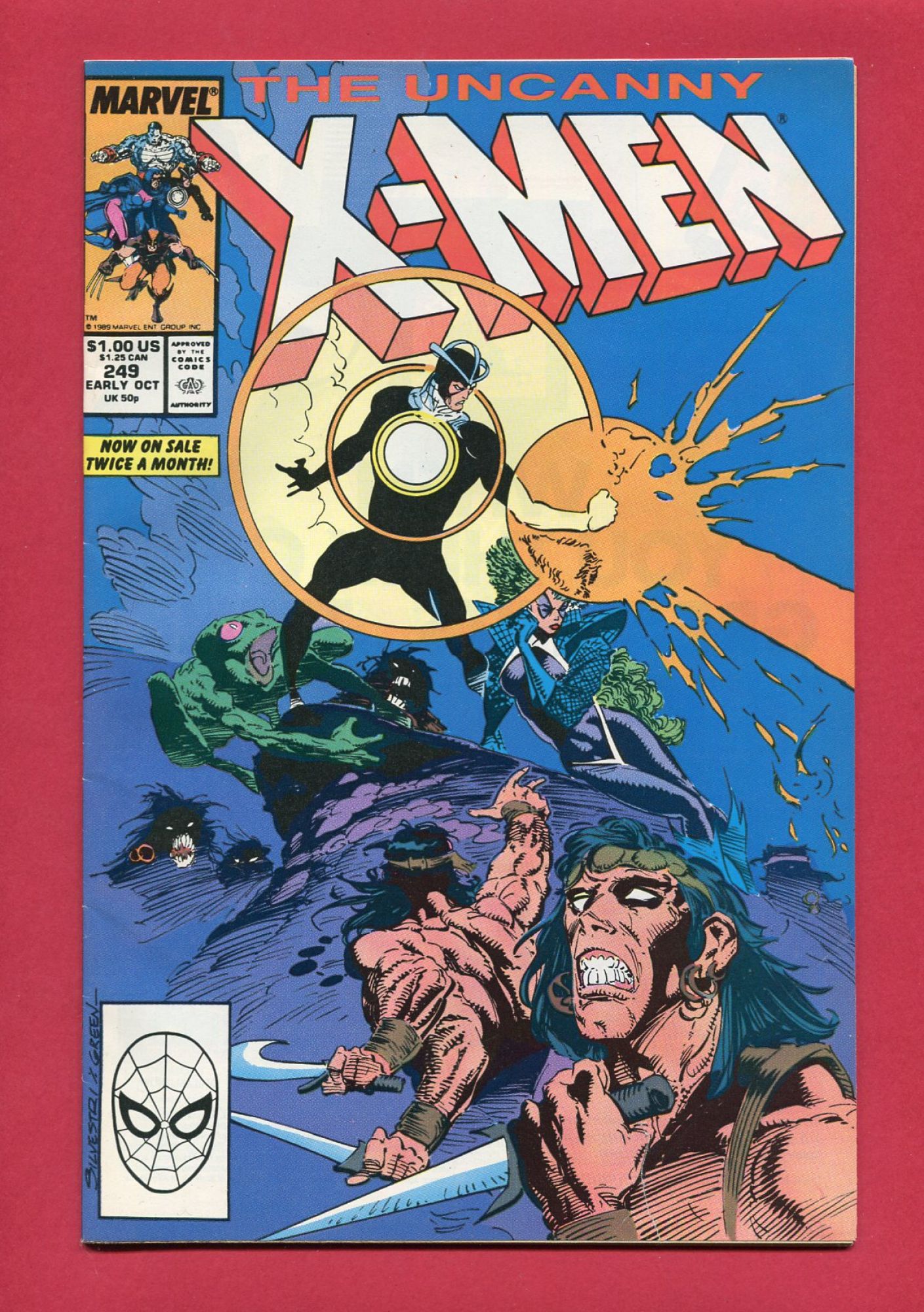 Uncanny X-Men #249, Oct 1989, 6.5 FN+