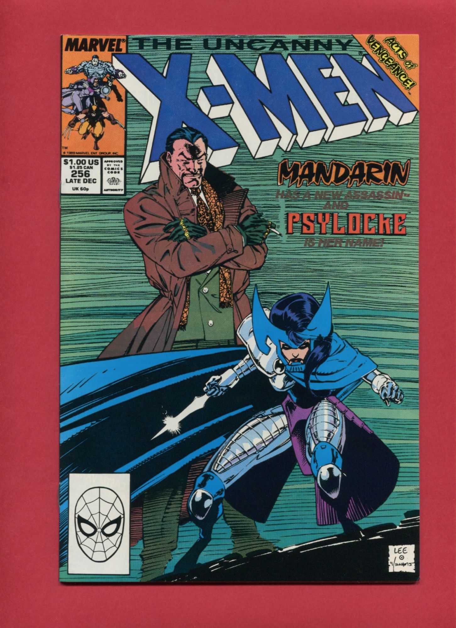 Uncanny X-Men #256, Dec 1989, 9.2 NM-