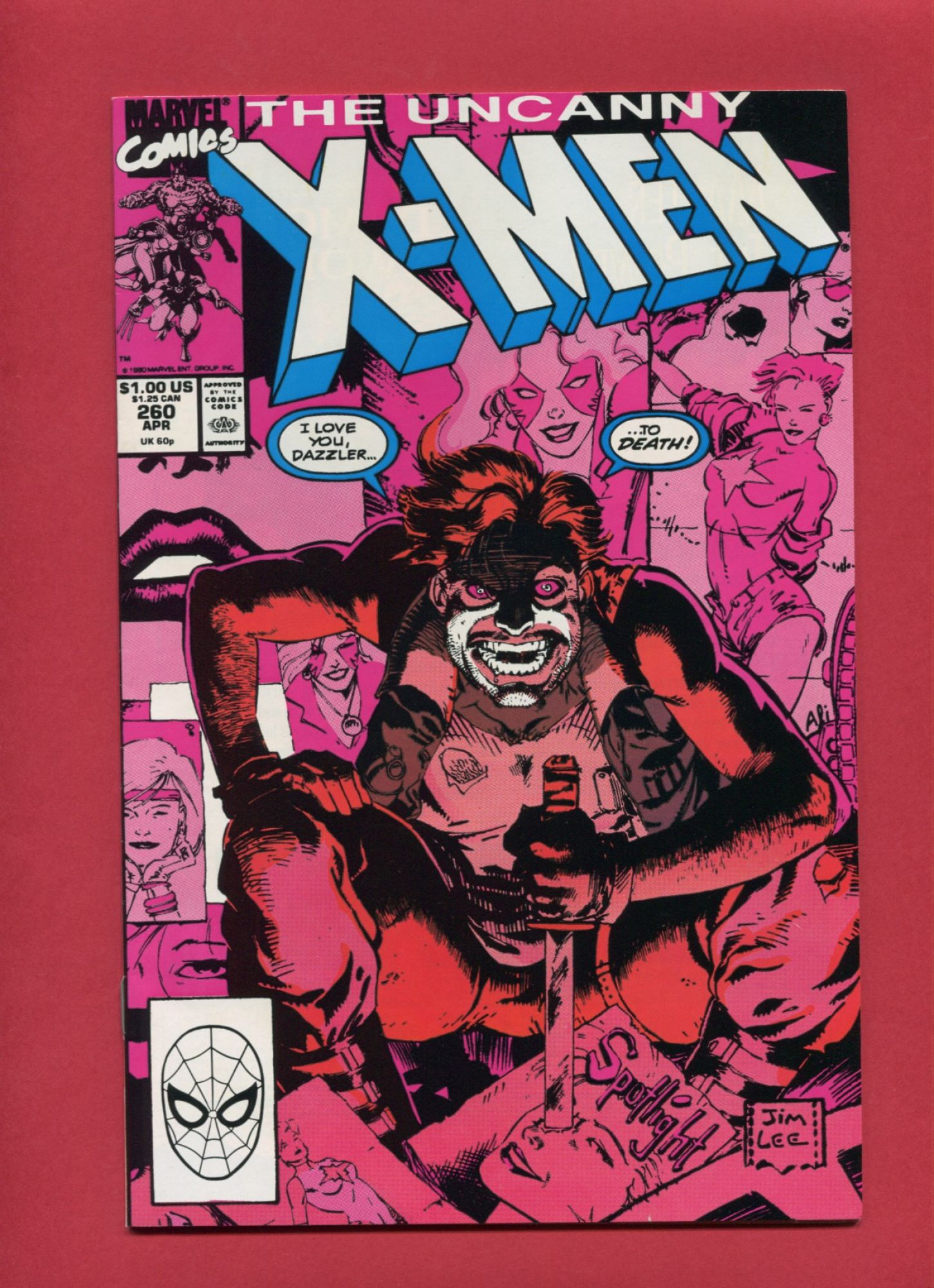Uncanny X-Men #260, Apr 1990, 9.2 NM-