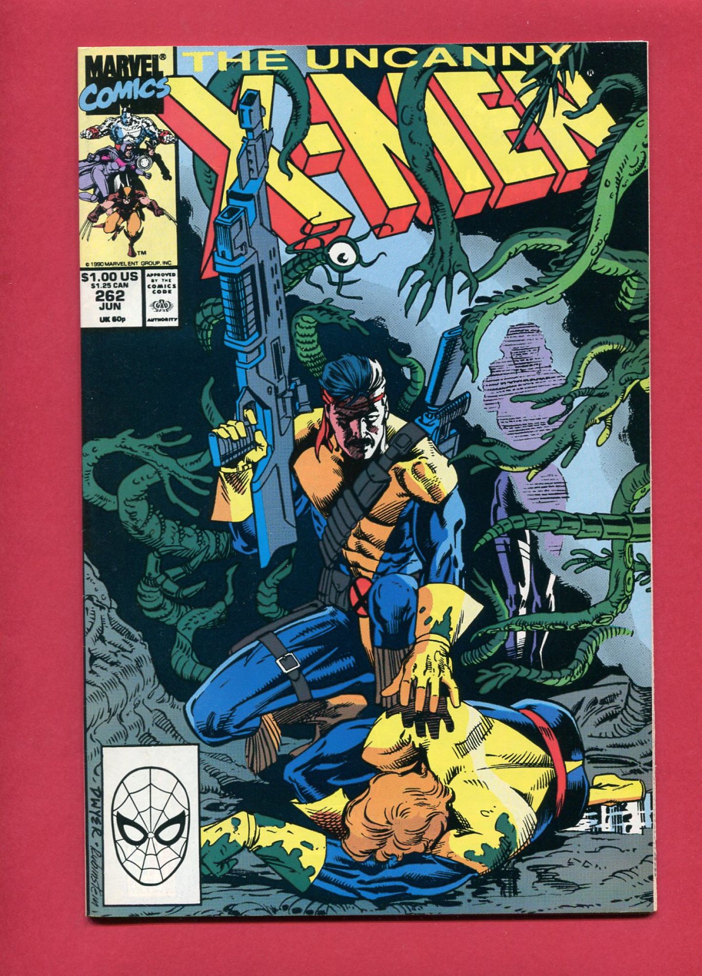 Uncanny X-Men #262, Jun 1990, 9.2 NM-