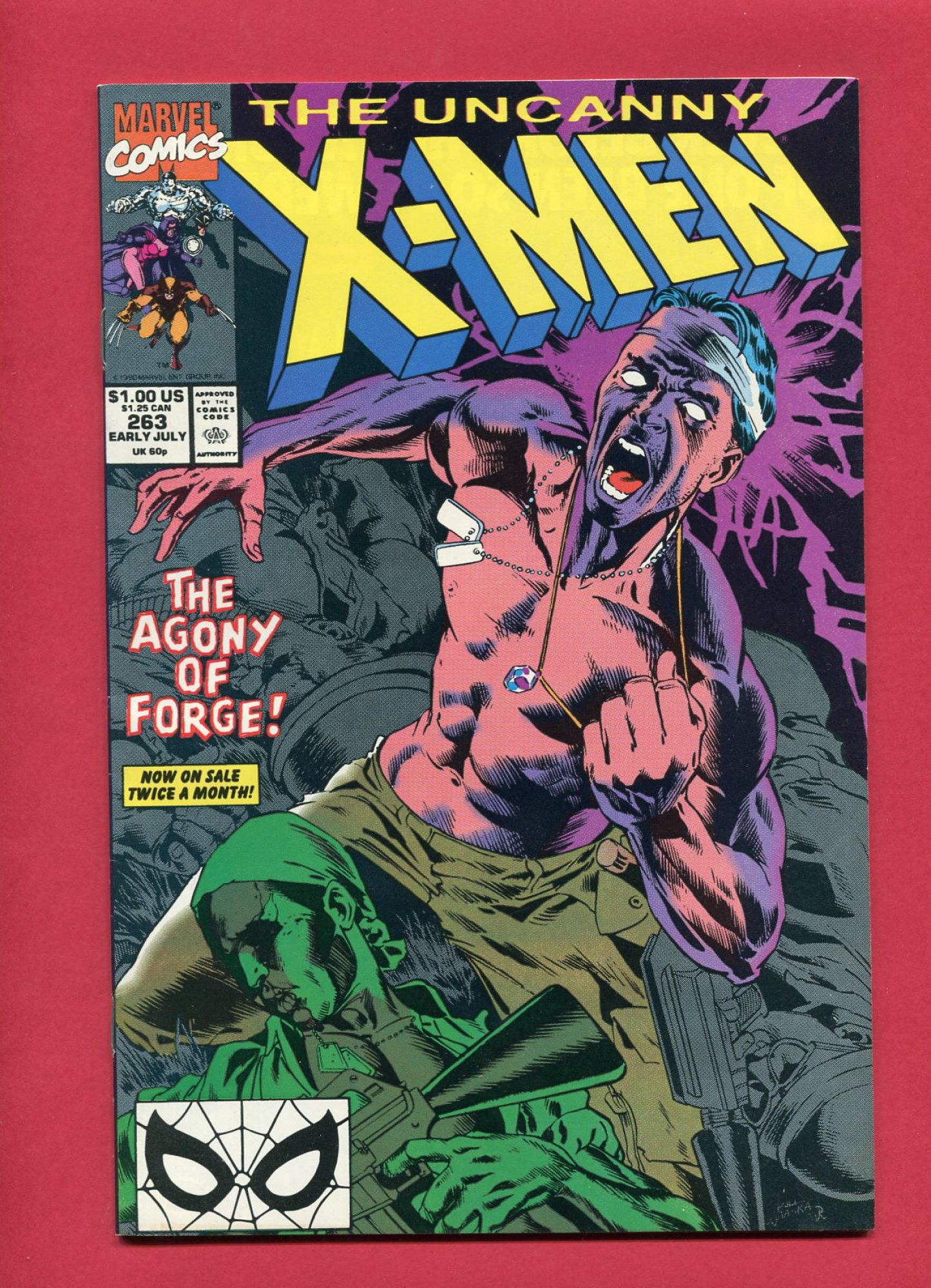 Uncanny X-Men #263, Jul 1990, 7.5 VF-