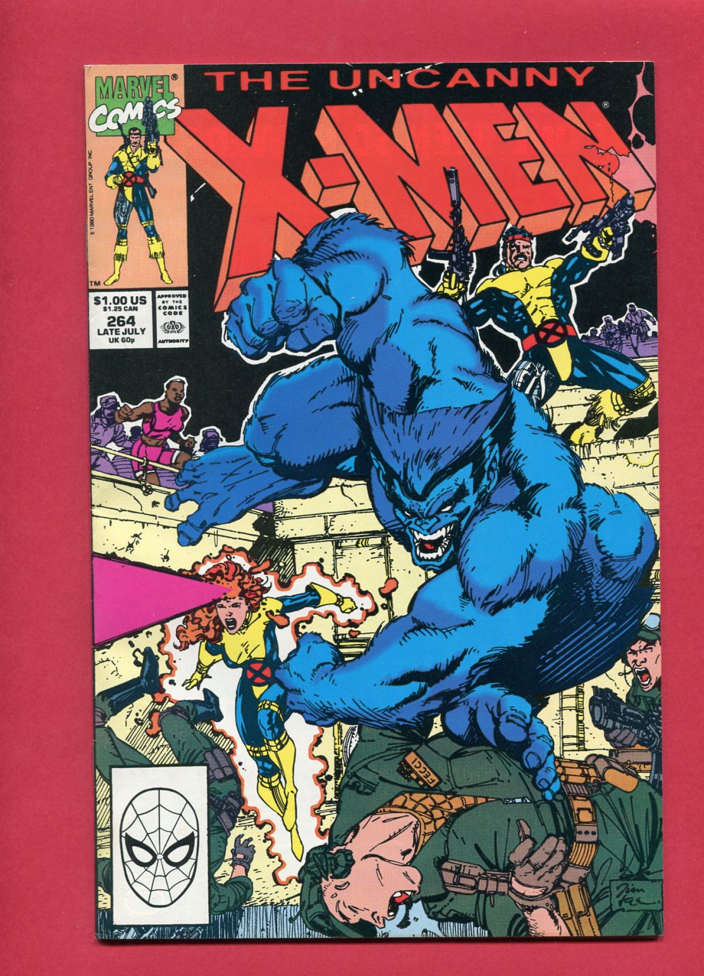 Uncanny X-Men #264, Jul 1990, 9.2 NM-