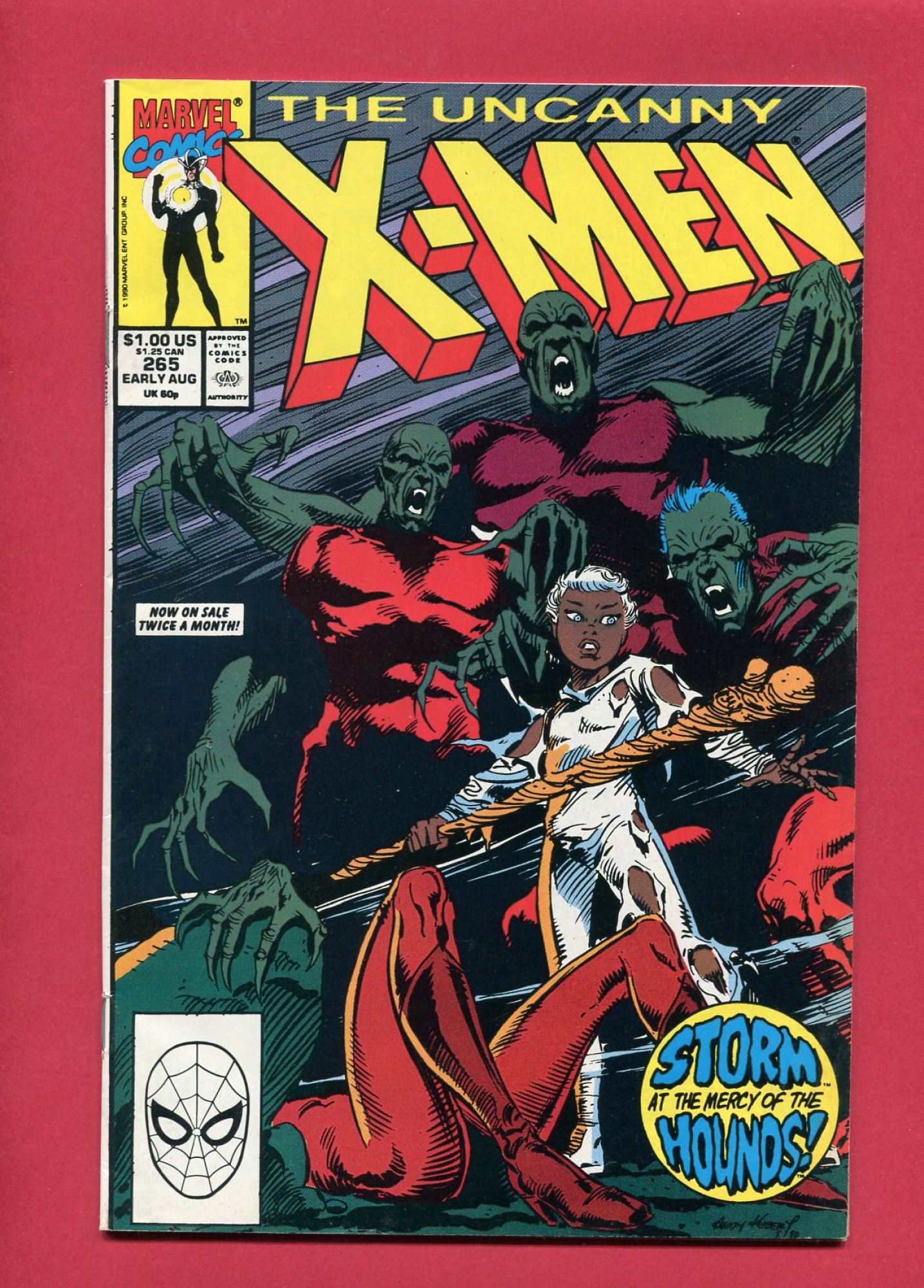 Uncanny X-Men #265, Aug 1990, 8.5 VF+