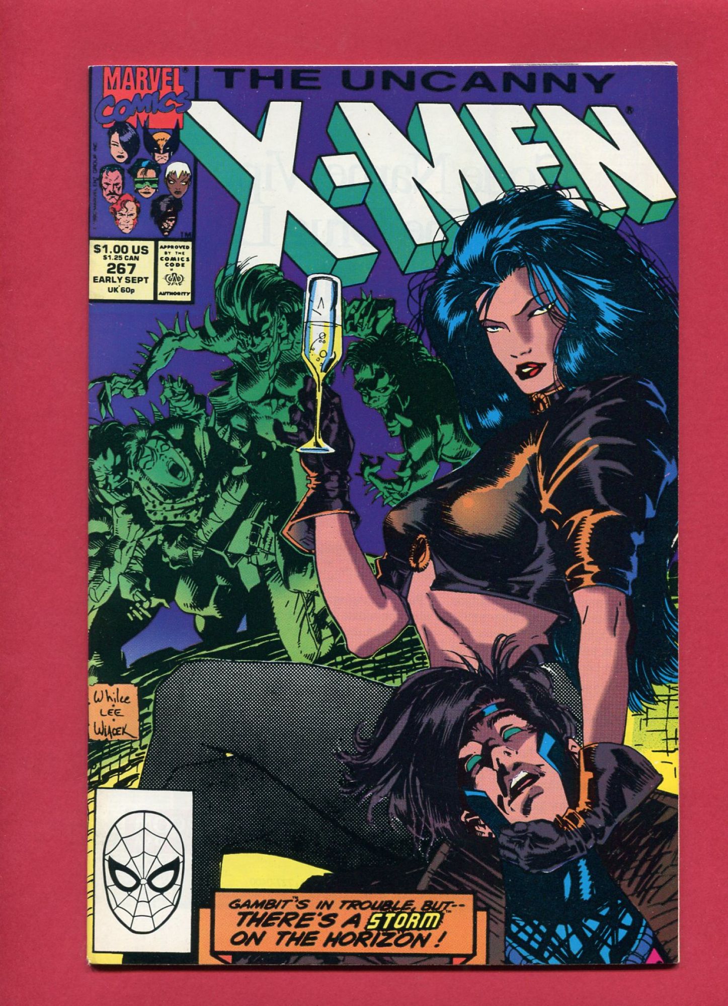 Uncanny X-Men #267, Sep 1990, 8.0 VF
