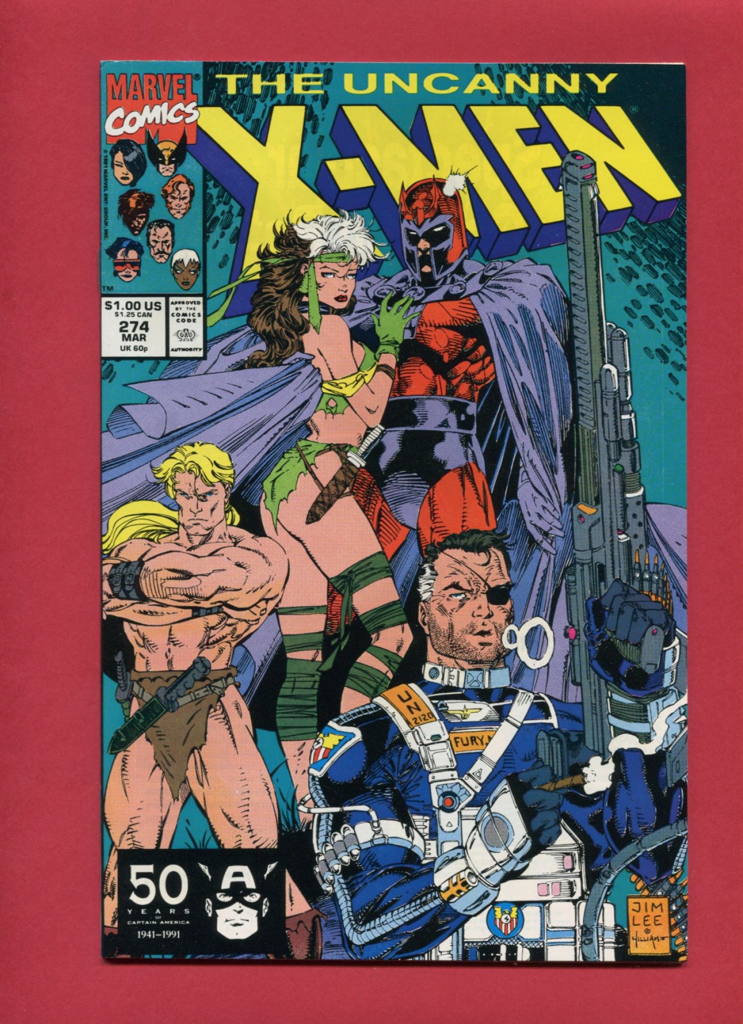 Uncanny X-Men #274, Mar 1991, 9.2 NM-
