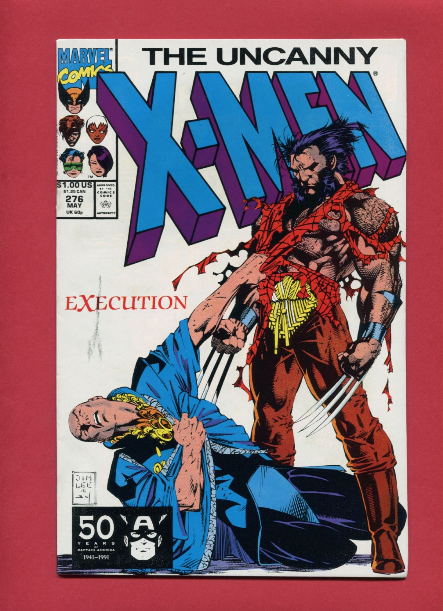 Uncanny X-Men #276, May 1991, 7.5 VF-
