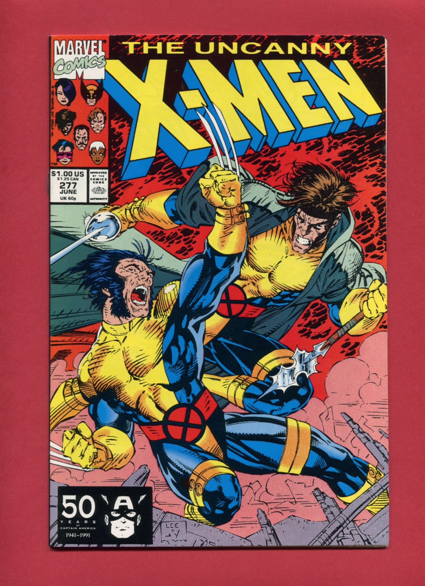 Uncanny X-Men #277, Jun 1991, 9.2 NM-