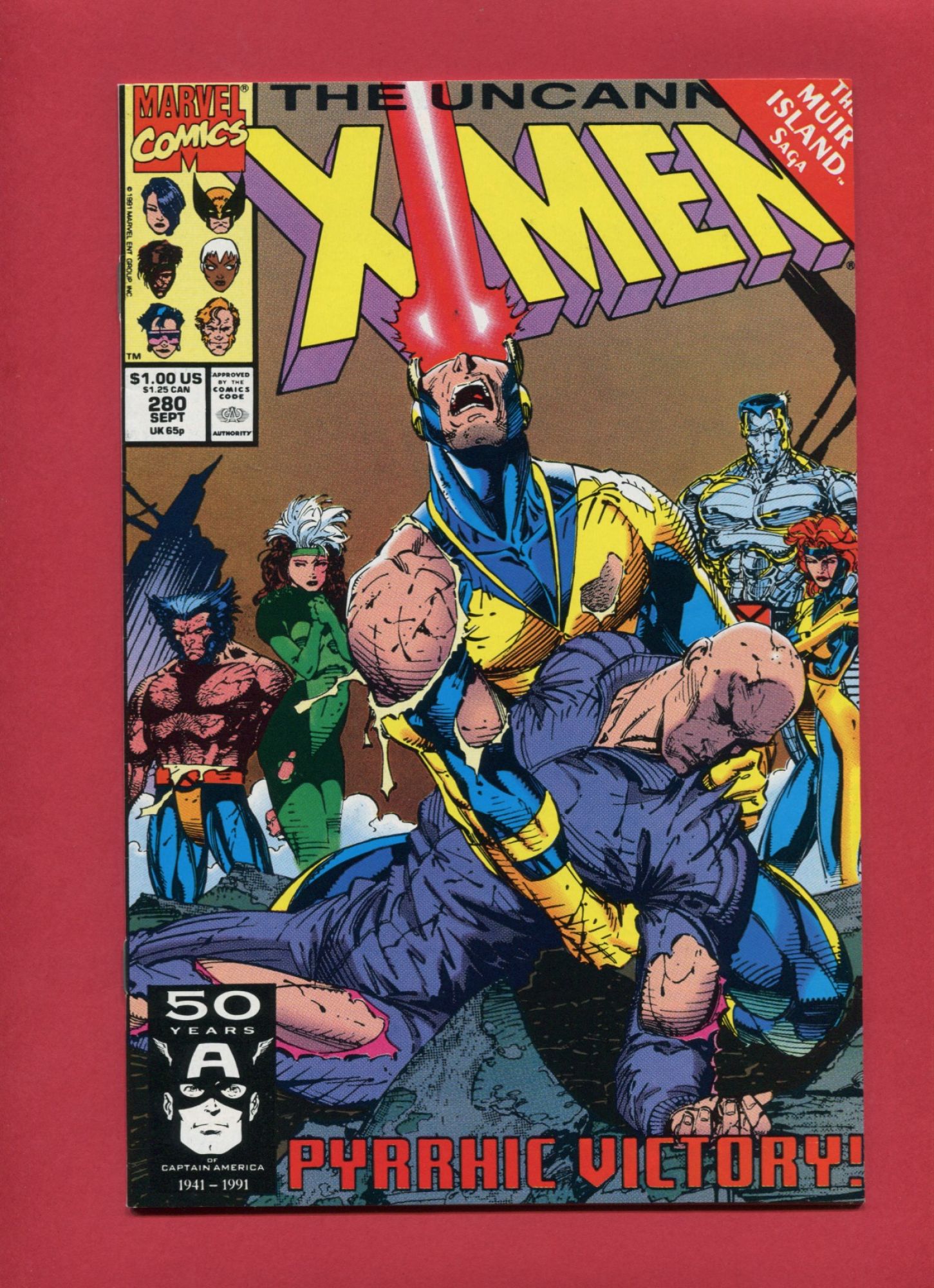 Uncanny X-Men #280, Sep 1991, 9.2 NM-