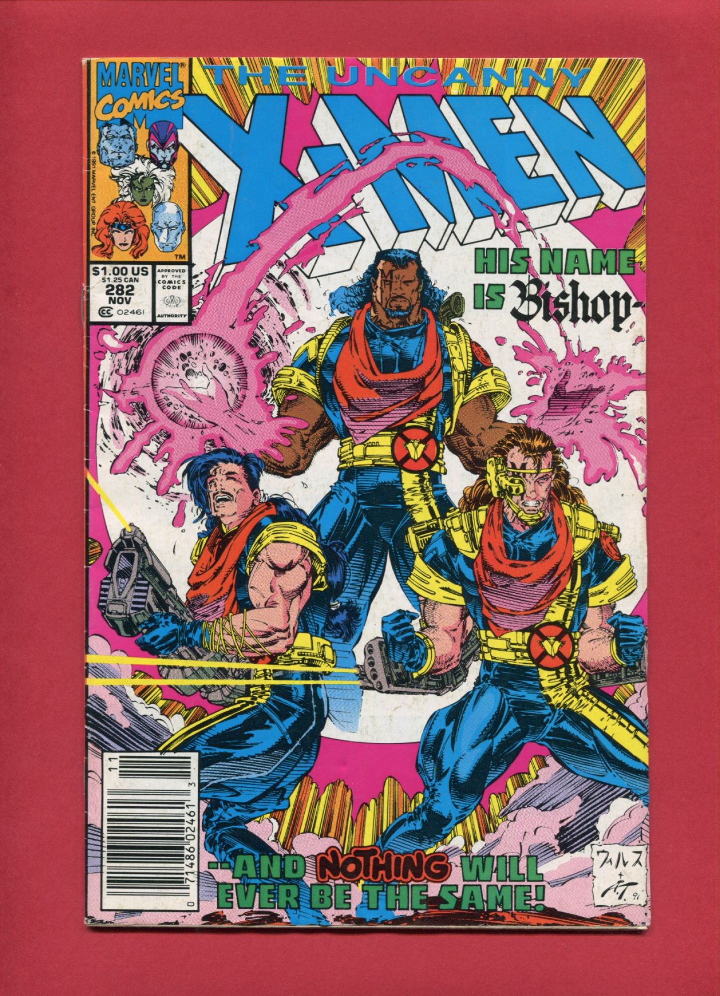 Uncanny X-Men #282, Nov 1991, 4.5 VG+