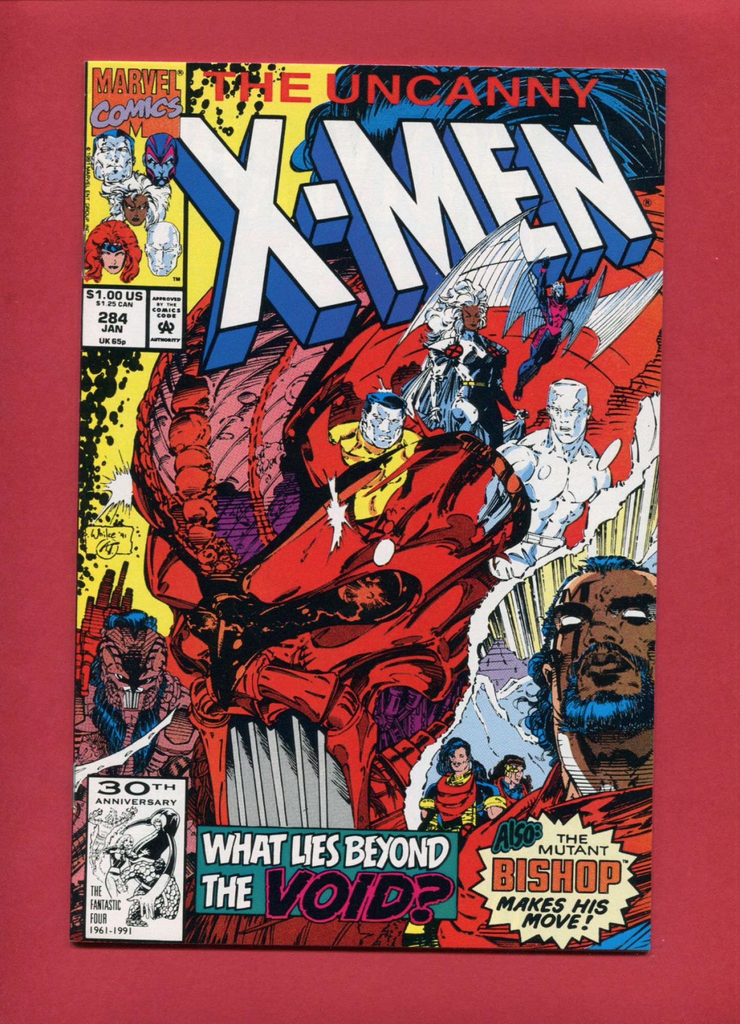 Uncanny X-Men #284, Jan 1992, 9.2 NM-