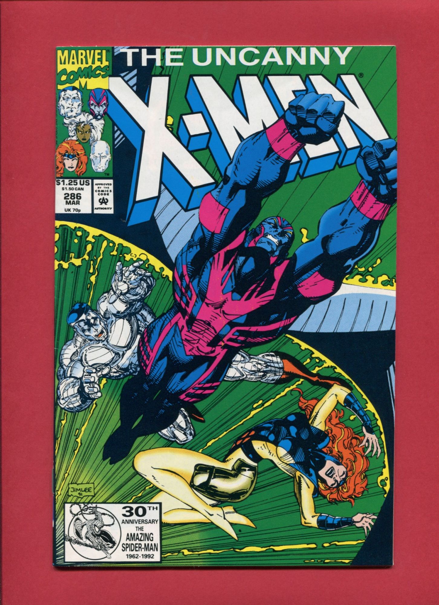 Uncanny X-Men #286, Mar 1992, 7.5 VF-