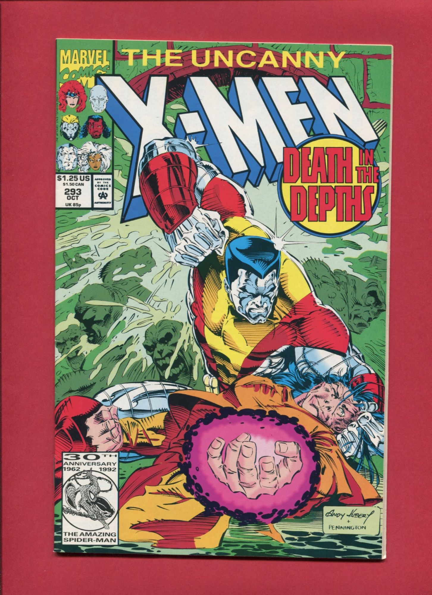 Uncanny X-Men #293, Oct 1992, 9.2 NM-
