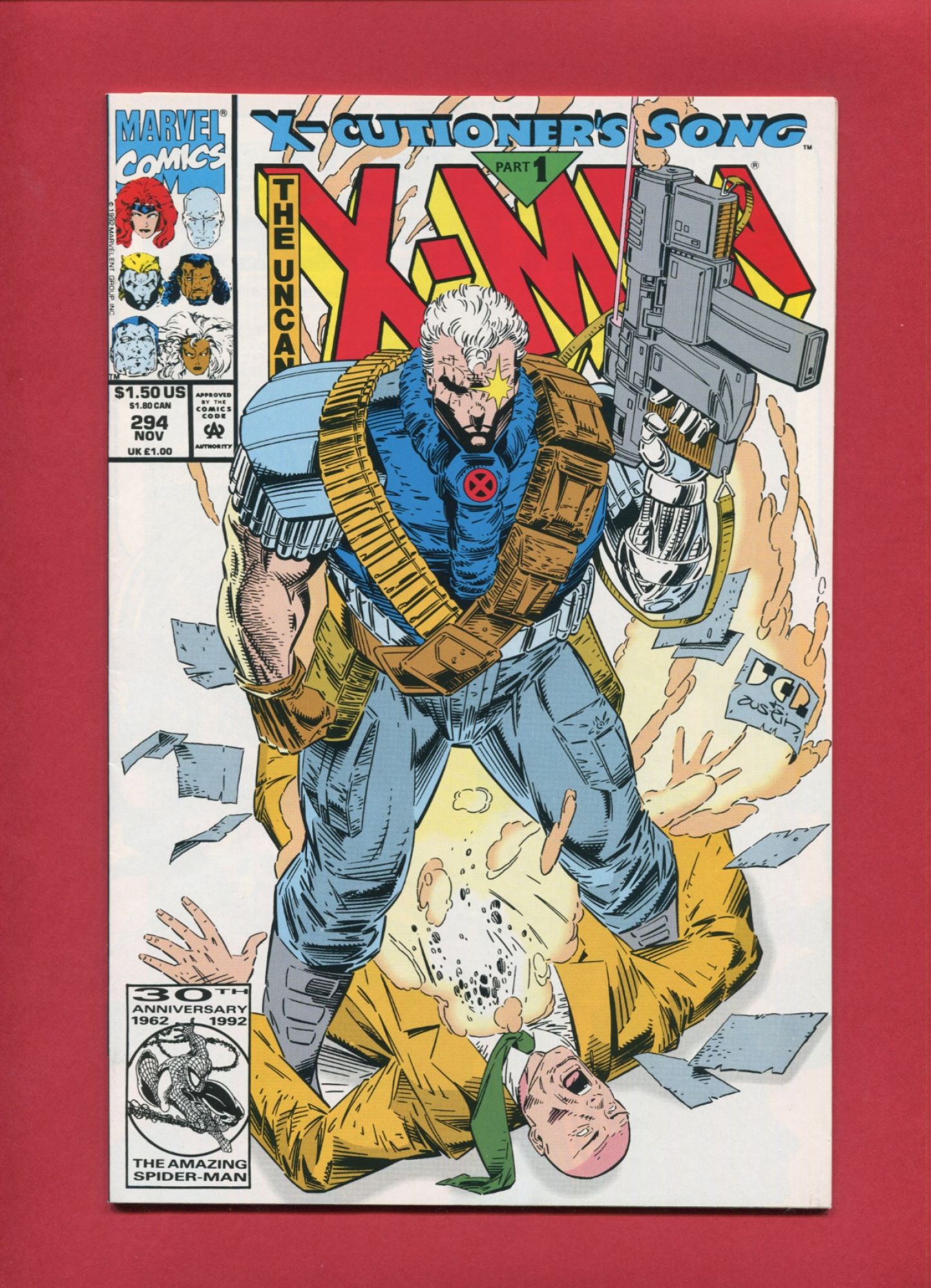 Uncanny X-Men #294, Nov 1992, 9.2 NM-