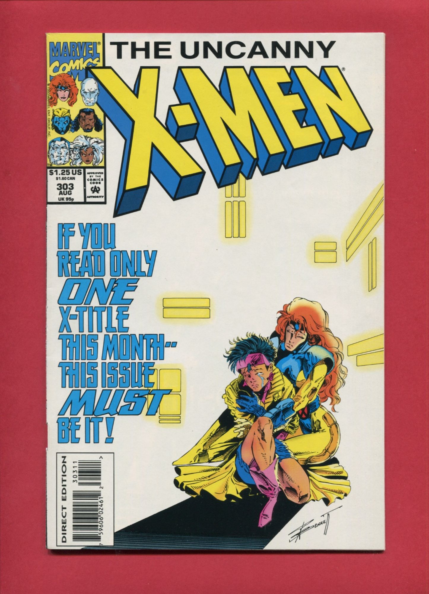 Uncanny X-Men #303, Aug 1993, 9.2 NM-
