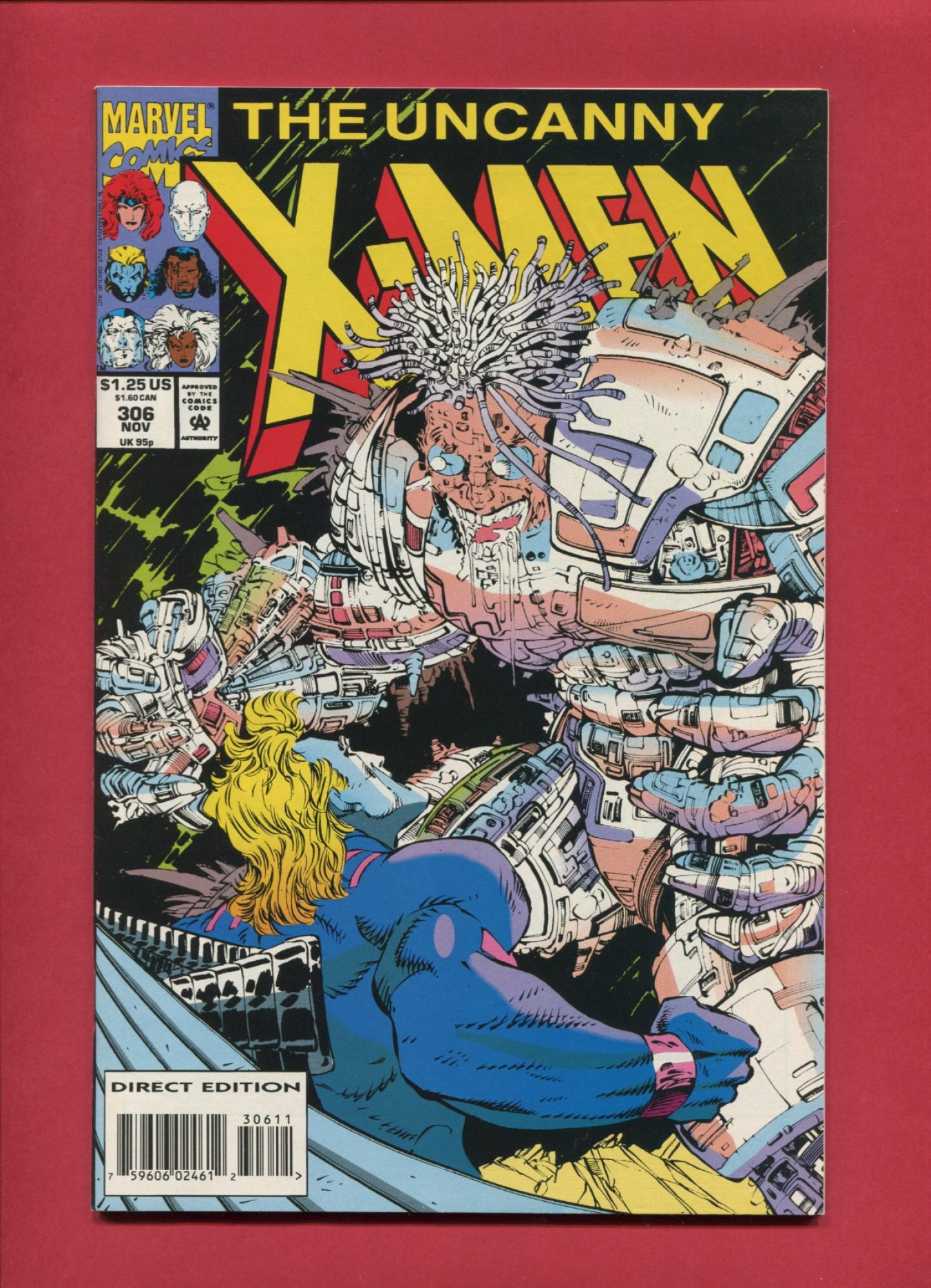 Uncanny X-Men #306, Nov 1993, 9.2 NM-