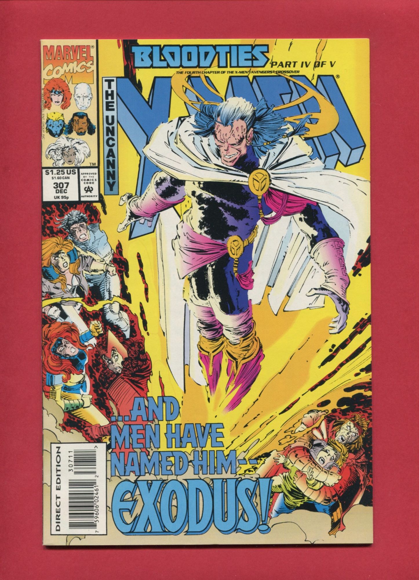 Uncanny X-Men #307, Dec 1993, 9.2 NM-