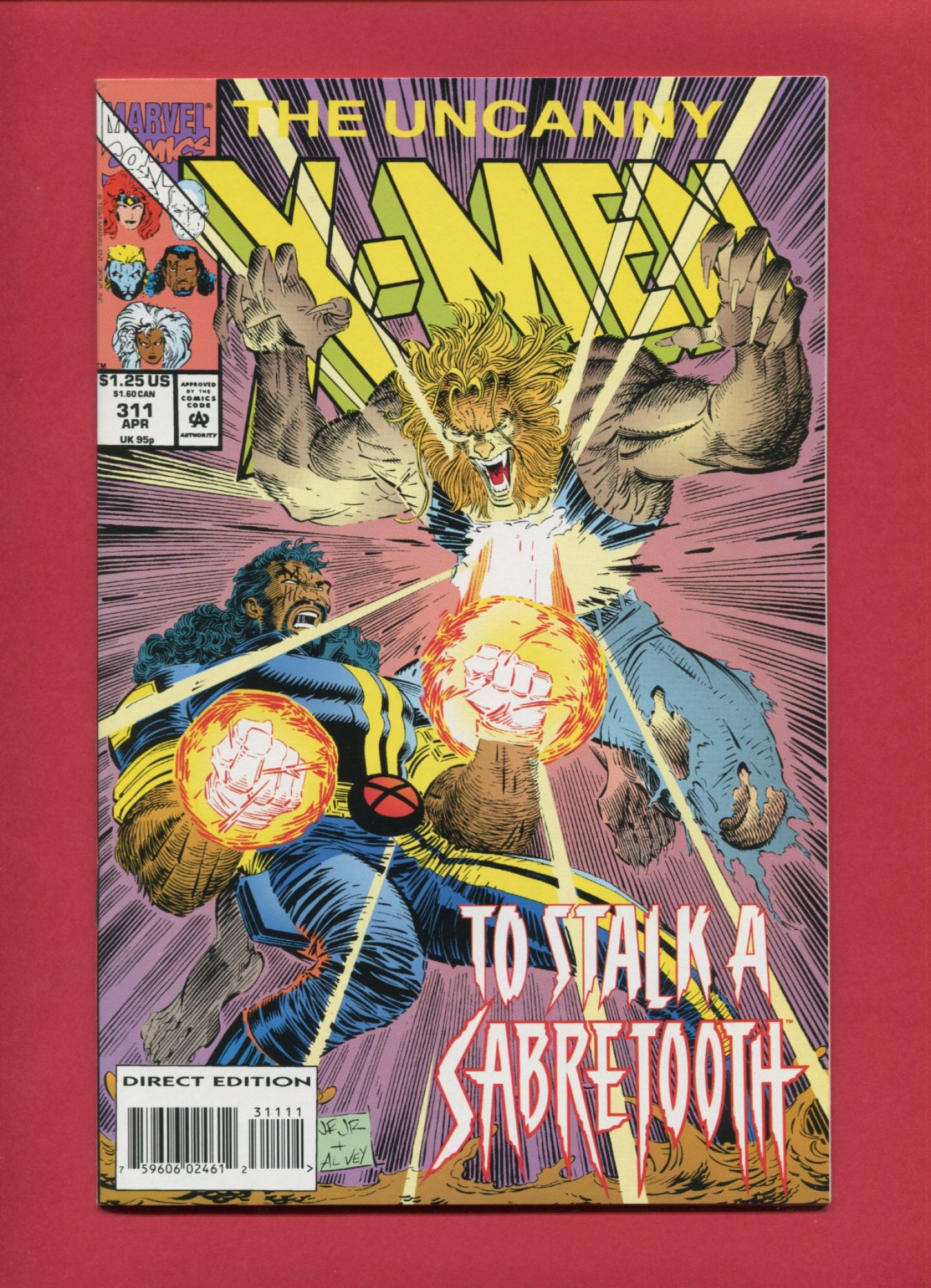 Uncanny X-Men #311, Apr 1994, 9.2 NM-