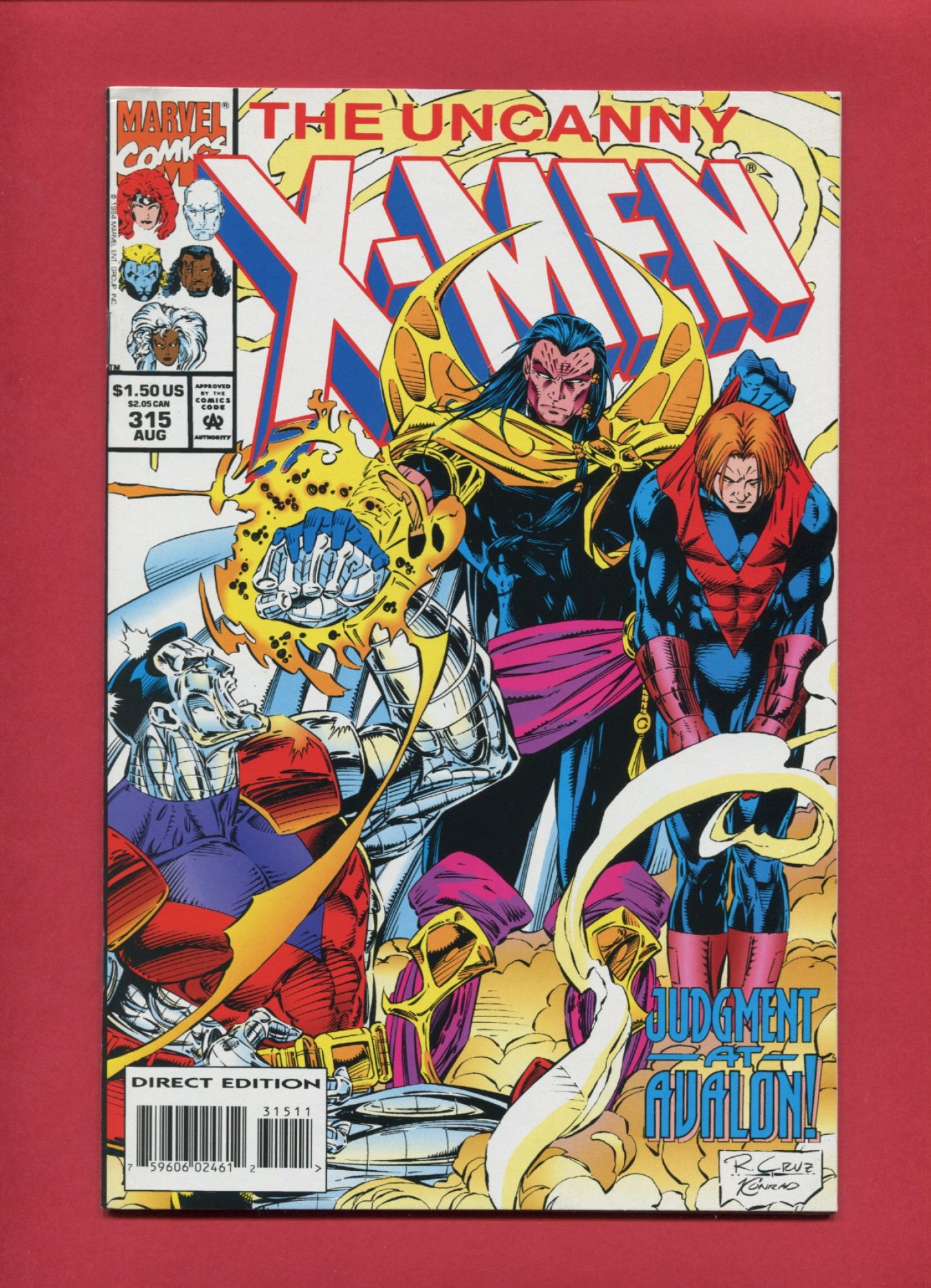 Uncanny X-Men #315, Aug 1994, 9.2 NM-