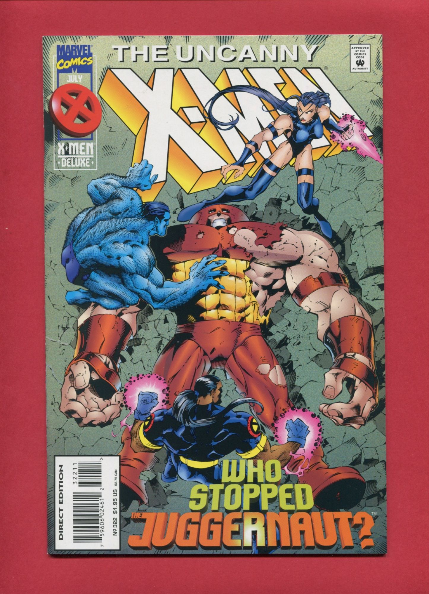 Uncanny X-Men #322, Jul 1995, 9.2 NM-