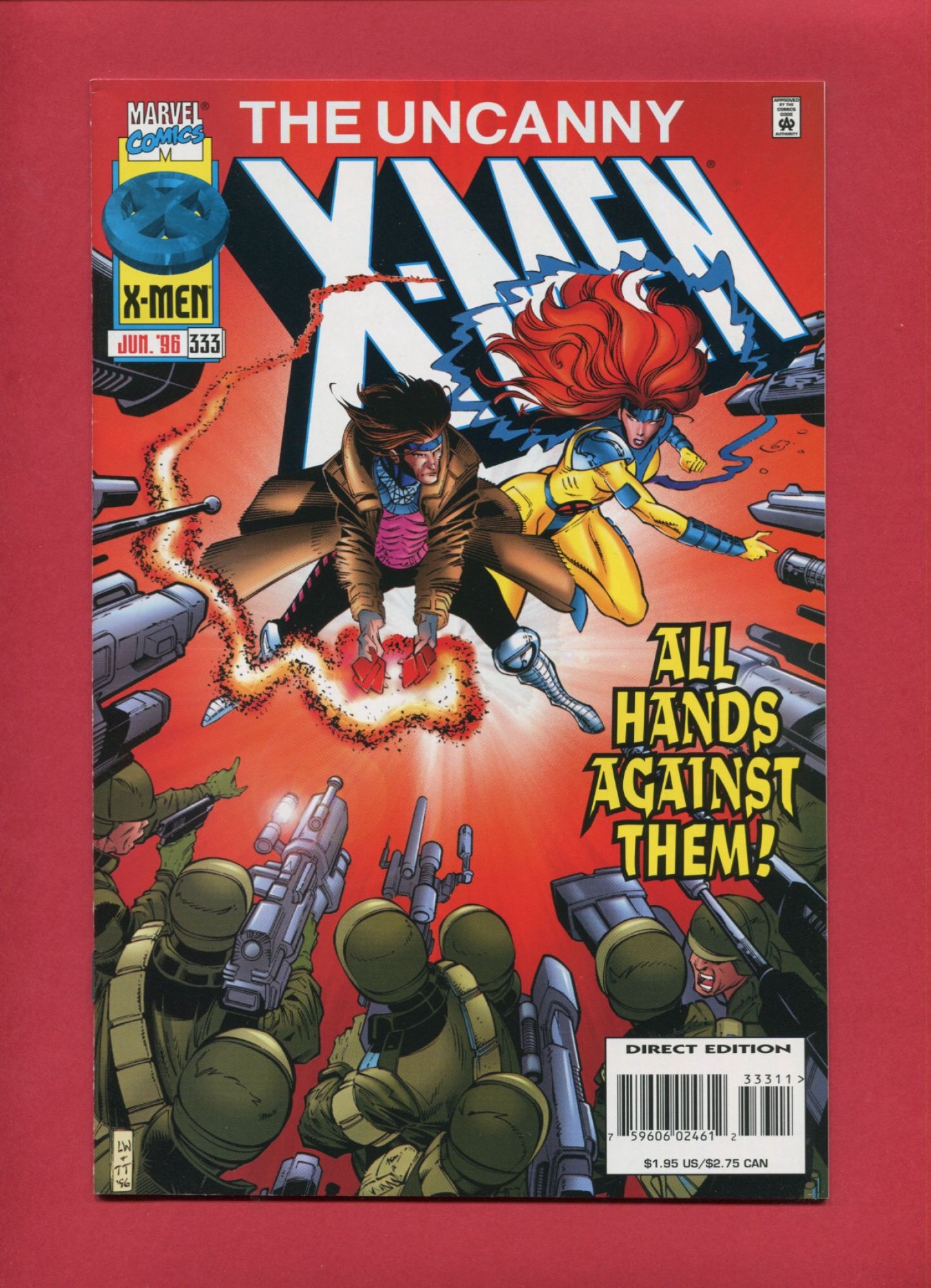 Uncanny X-Men #333, Jun 1996, 9.2 NM-