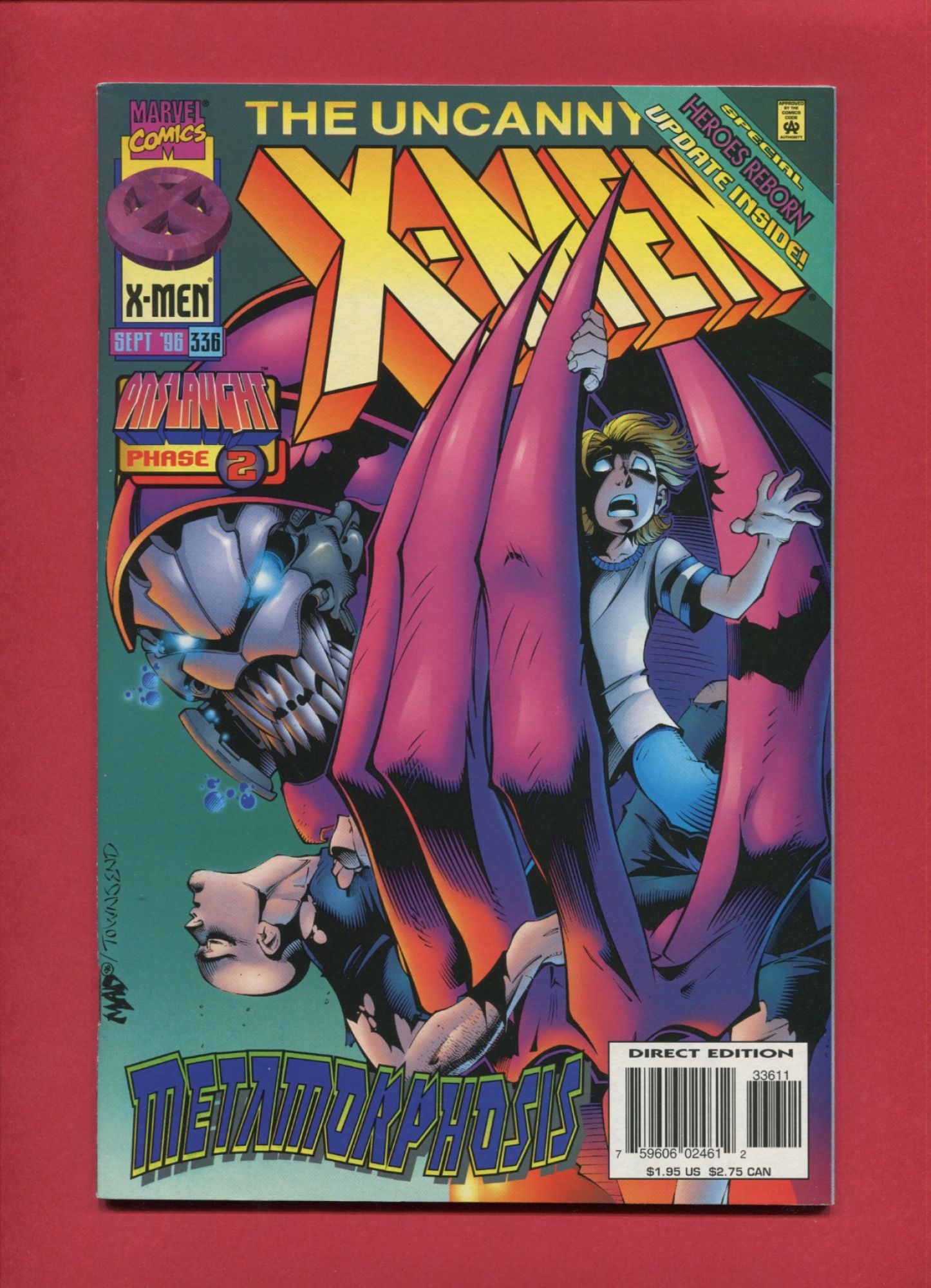 Uncanny X-Men #336, Sep 1996, 9.2 NM-