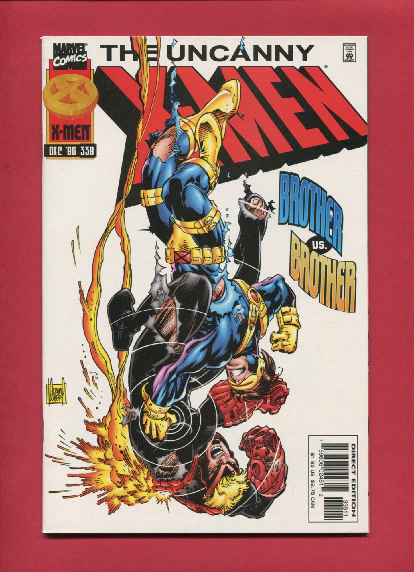 Uncanny X-Men #339, Dec 1996, 9.2 NM-