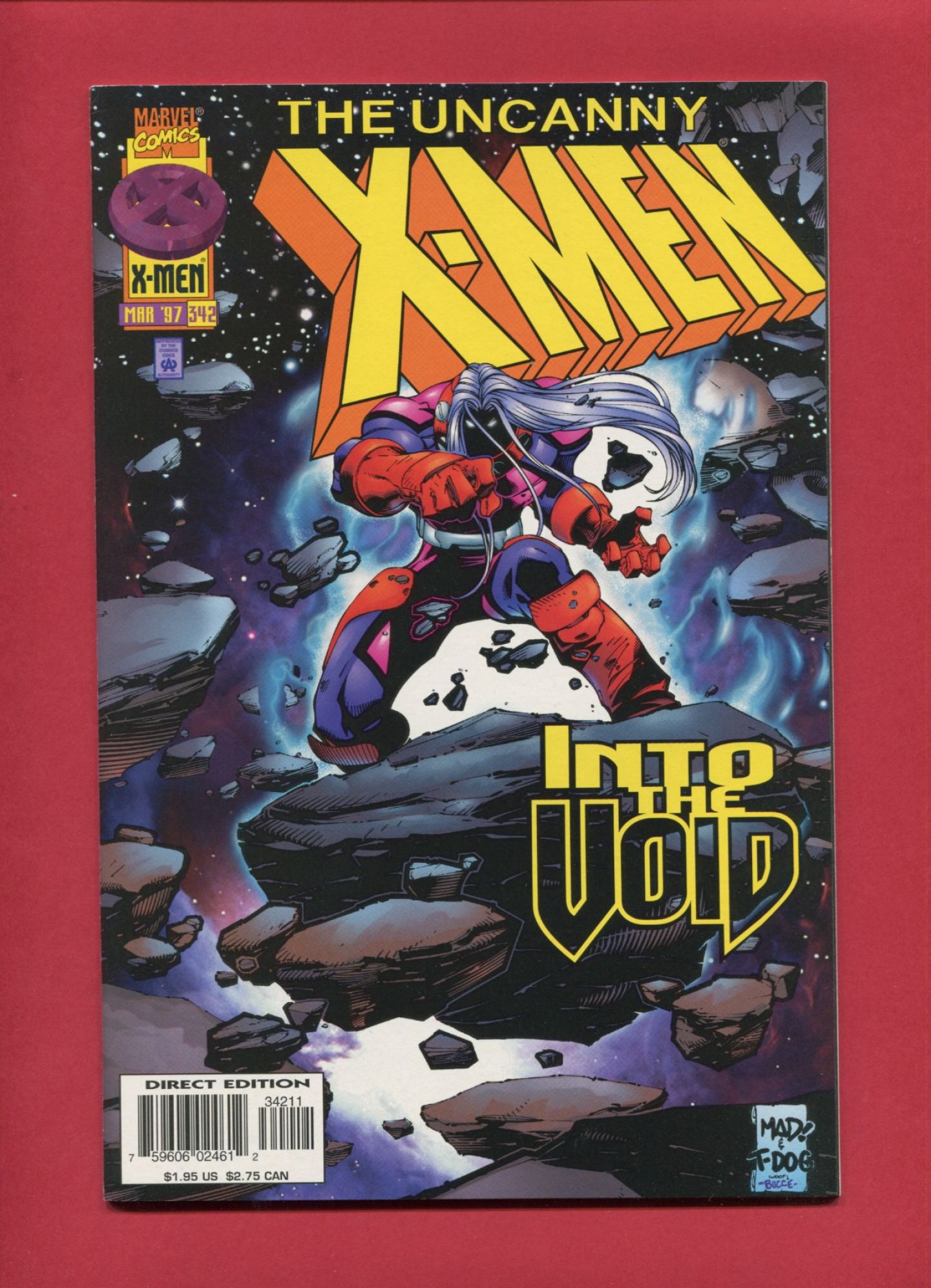 Uncanny X-Men #342, Mar 1997, 9.2 NM-