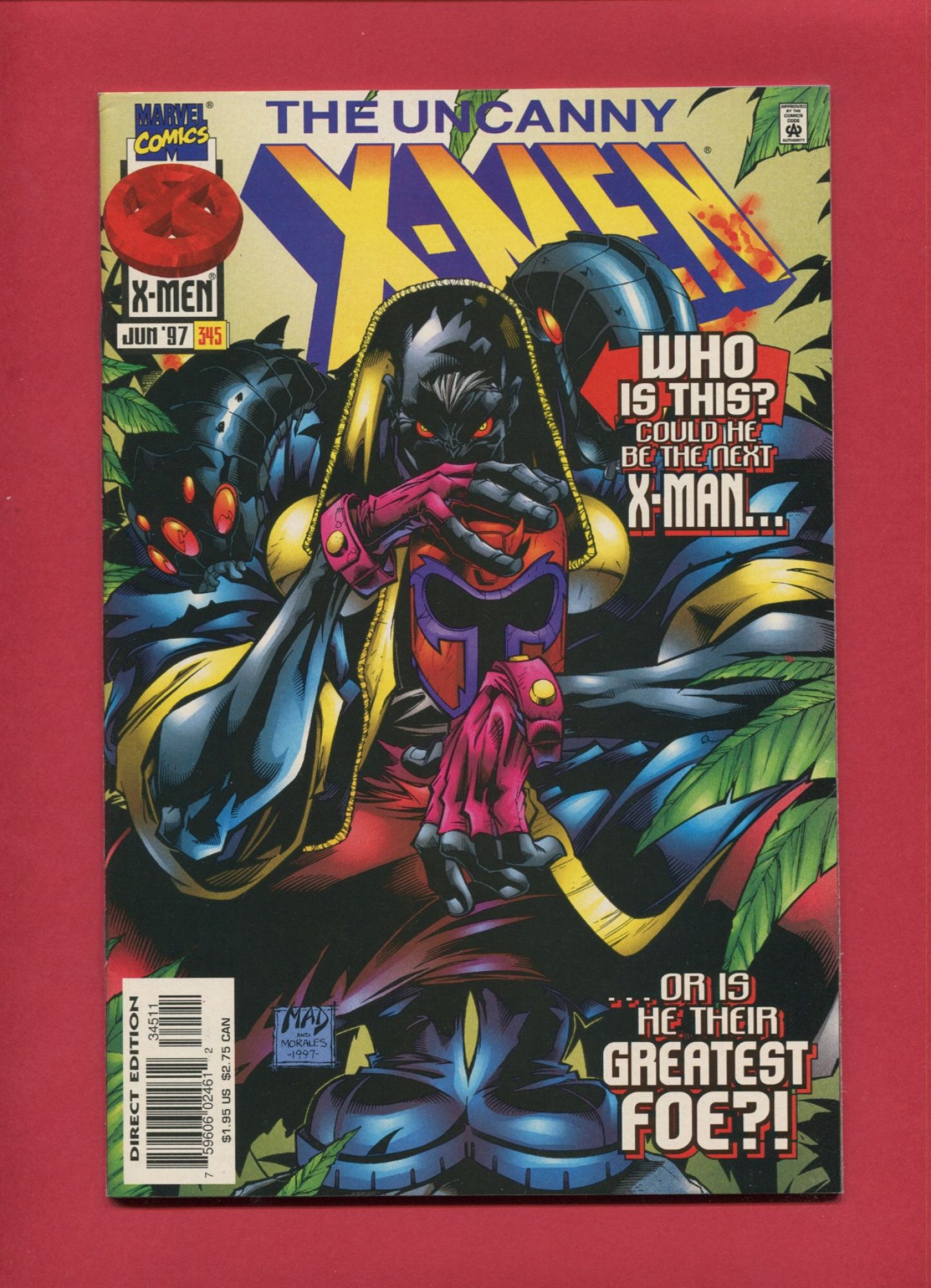 Uncanny X-Men #345, Jun 1997, 9.2 NM-